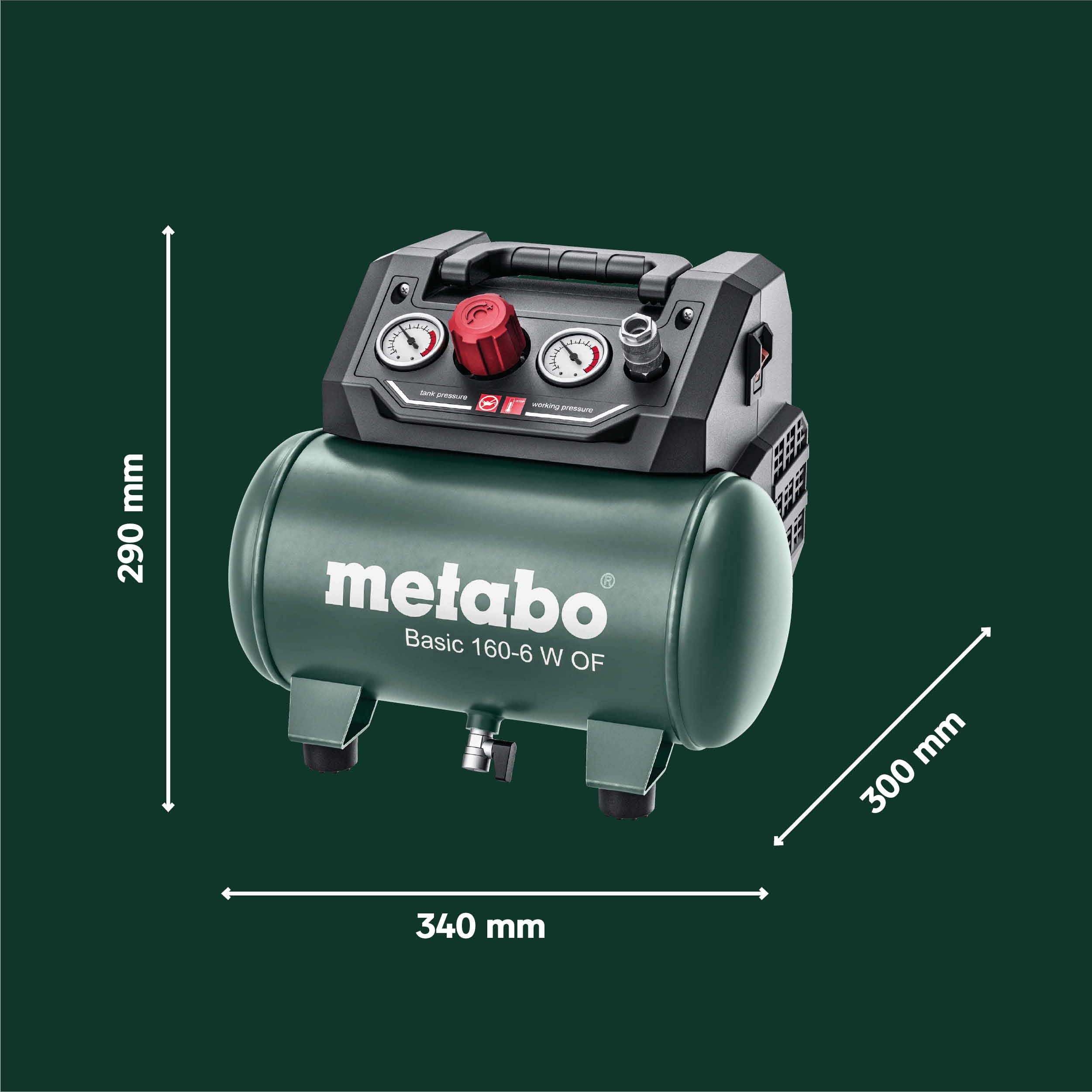 metabo-kompressor-basic-160-6-w-of-lloser-6-l-tragbarer-druckluftkompressor-8-ba image 5