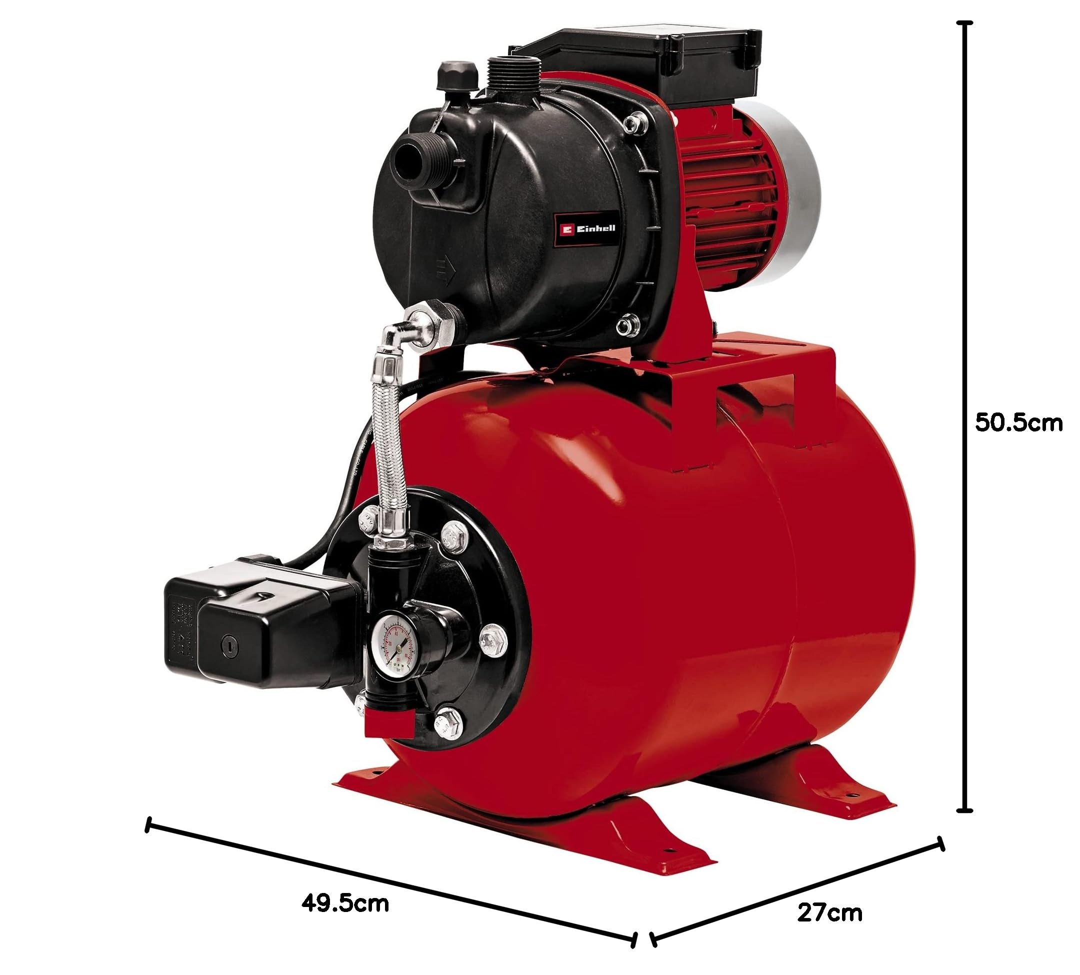 einhell-hauswasserwerk-gc-ww-6538-gartenpumpe-mit-20-l-beh-lter-650-w-3-6-bar-3- image 7