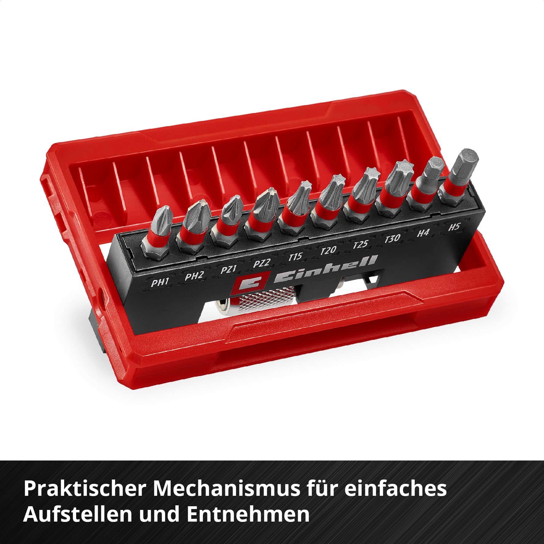einhell-bit-set-11-tlg-25-mm-bits-ph-pz-t-h-aus-sandgestrahltem-s2-stahl-mit-sch image 6