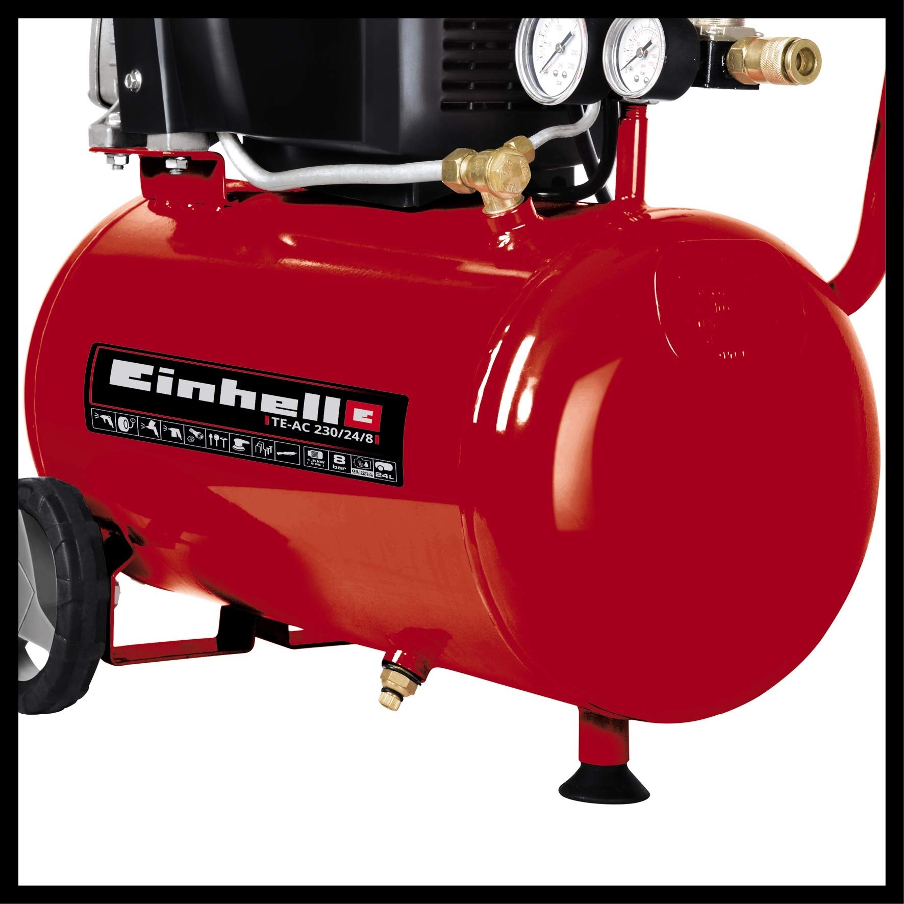 einhell-te-ac-230-24-8-kompressor-1-500-w-max-8-bar-24-l-kessel-230-l-min-ansaug image 5