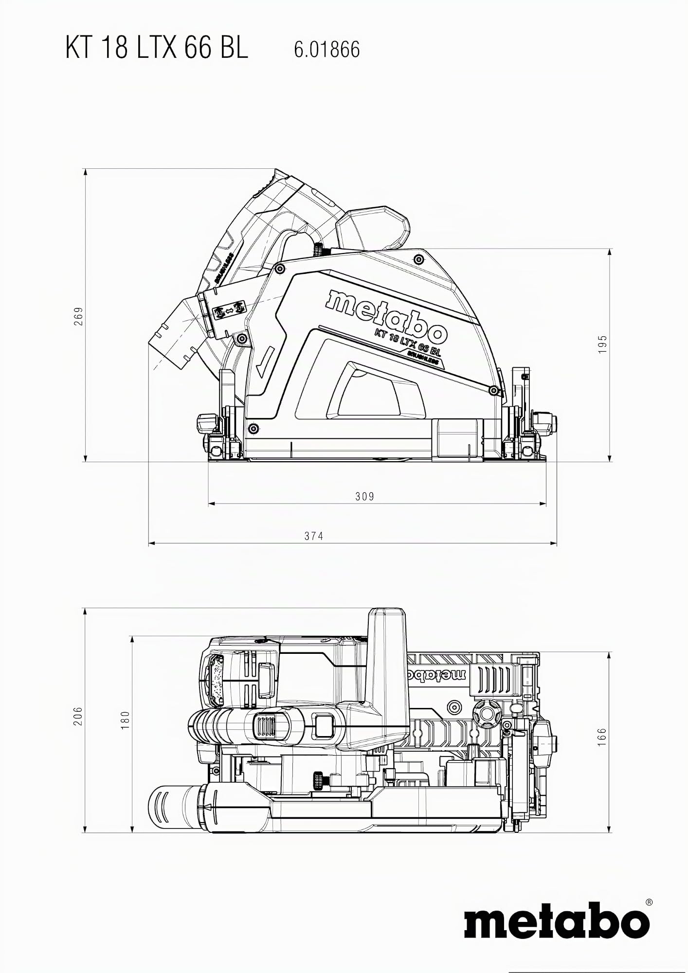metabo-akku-tauchkreiss-ge-kt-18-ltx-66-bl-brushless-18-v-schnitttiefe-66-mm-ink image 2