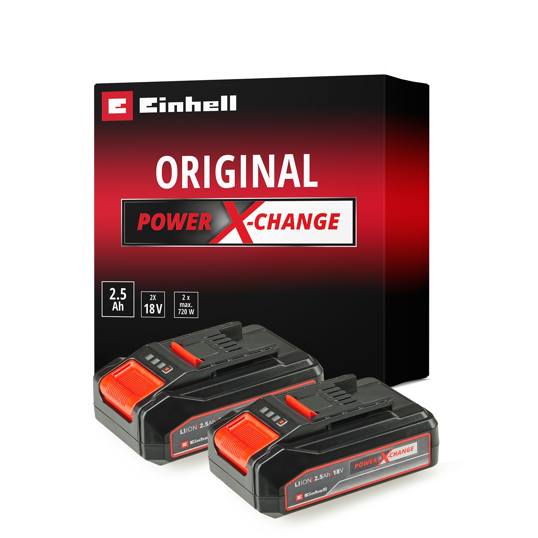 original-einhell-akku-pxc-twinpack-2x-2-5-ah-power-x-change-18-v-li-ion-akkus-f- image 1