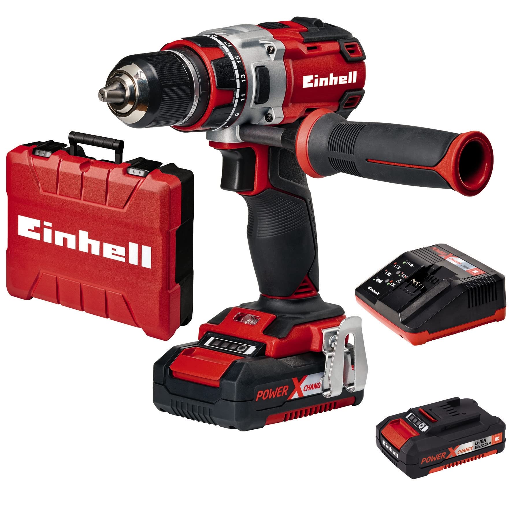 einhell-te-cd-18-li-bl-akku-bohrschrauber-b-rstenloser-motor-2-gang-getriebe-2-2 image 1