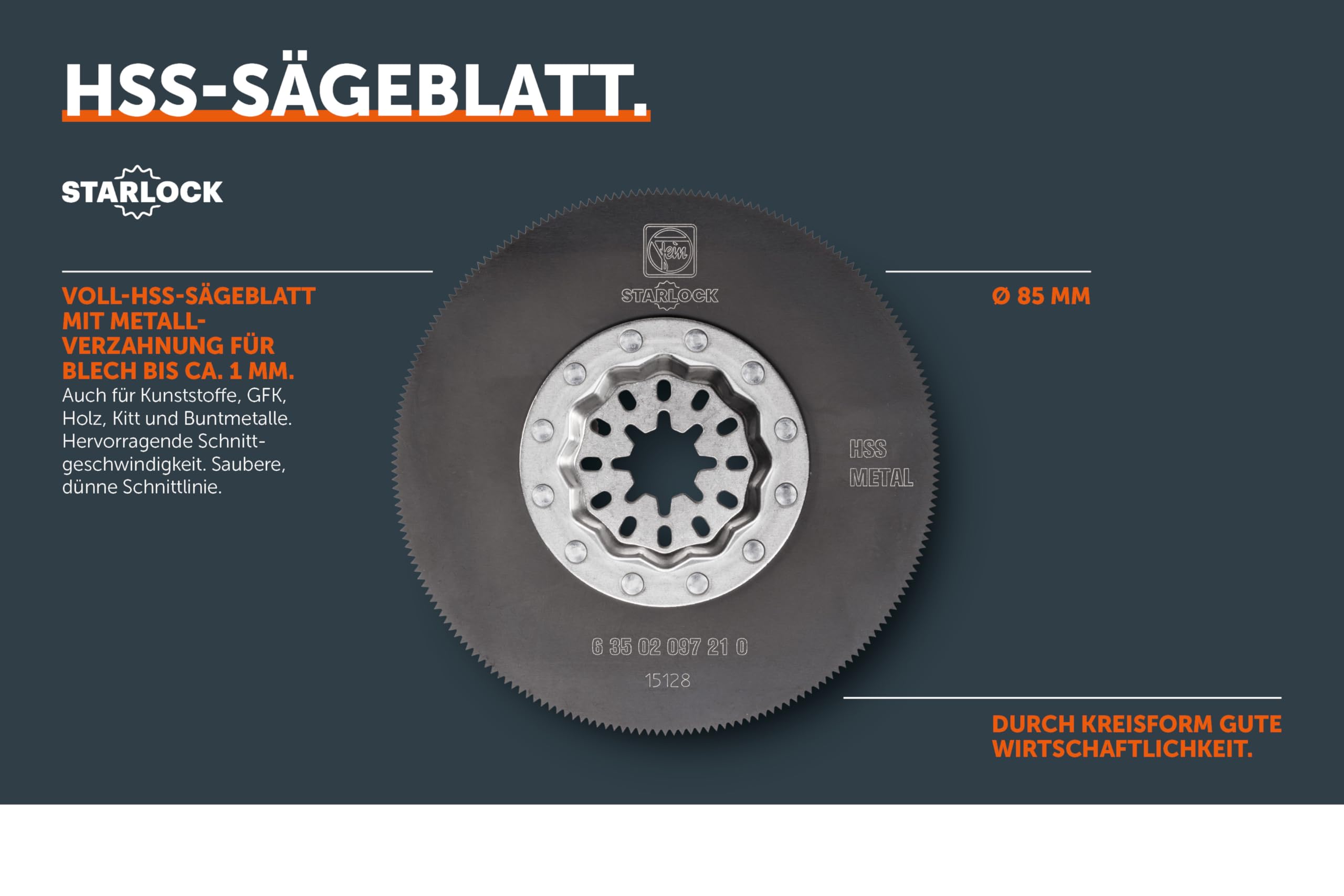fein-hss-starlock-s-geblatt-63502097210-rund-85-mm-voll-hss-f-r-blech-kunststoff image 4