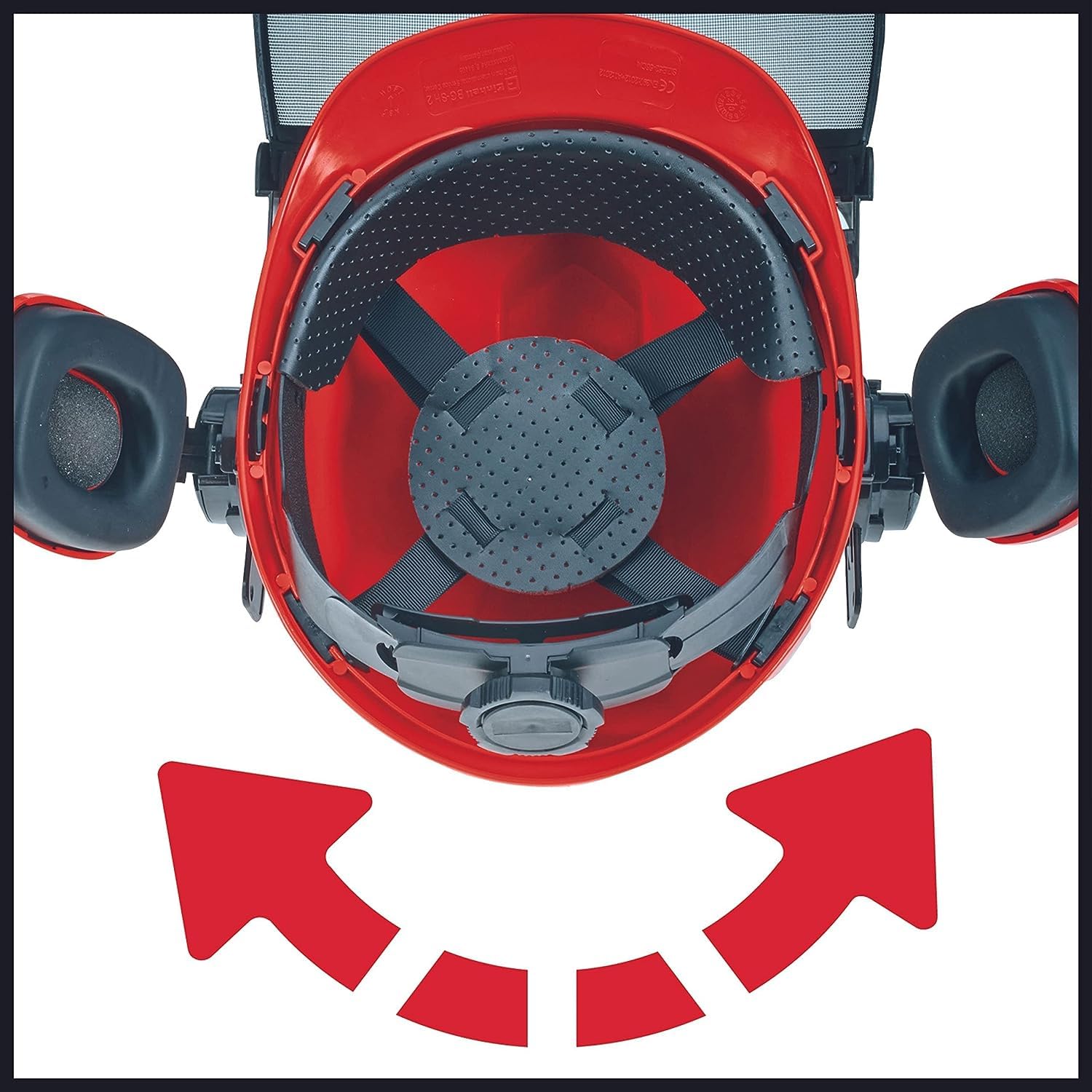 original-einhell-forstschutzhelm-geh-r-und-gesichtsschutz-verstellbar-f-r-52-66- image 4