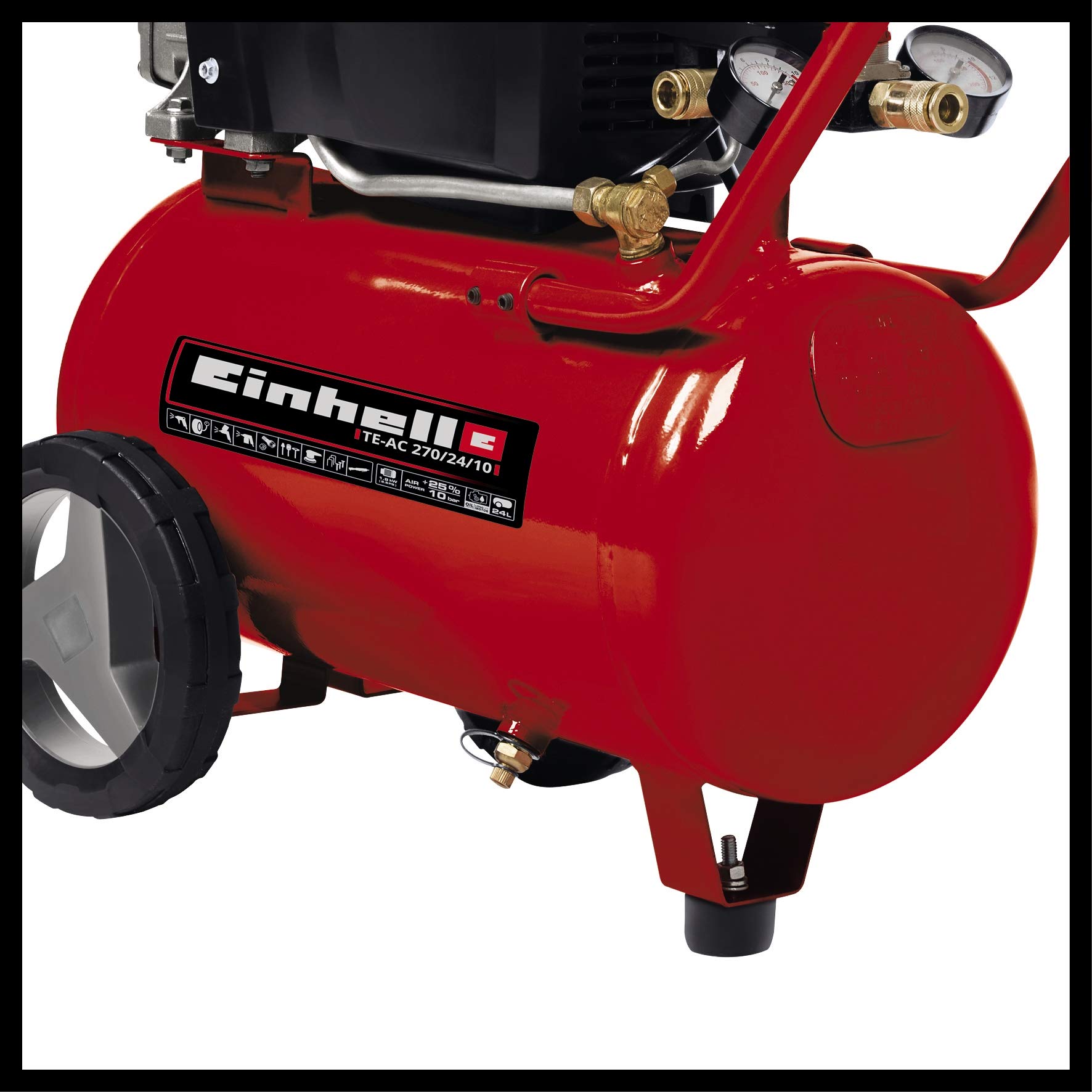 einhell-te-ac-270-24-10-kompressor-1-800-w-max-10-bar-24-l-kessel-270-l-min-ansa image 5