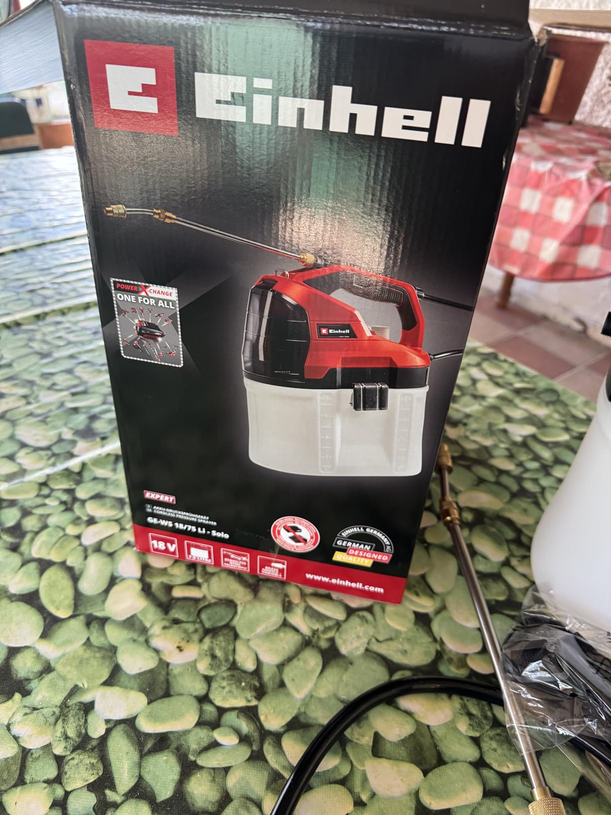Sprühen ohne Pumpen