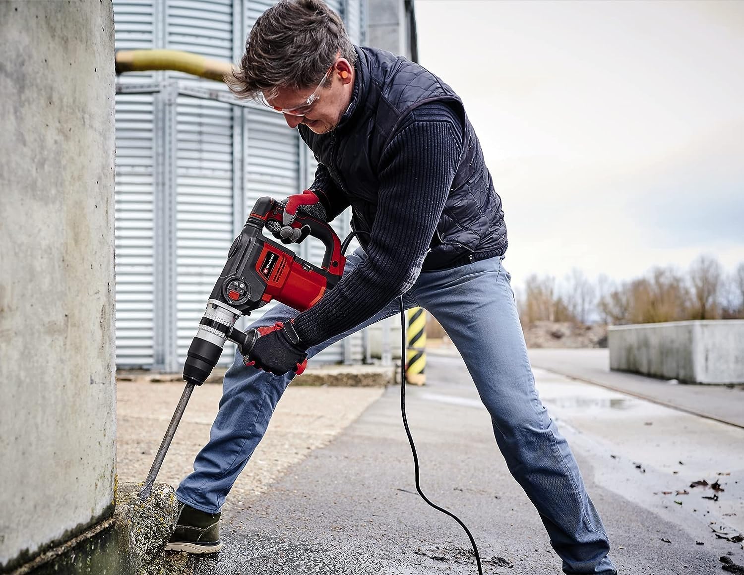 einhell-bohrhammer-te-rh-40-3f-1-050-w-bohrhammer-mit-10-j-pneumatischem-schlagw image 2