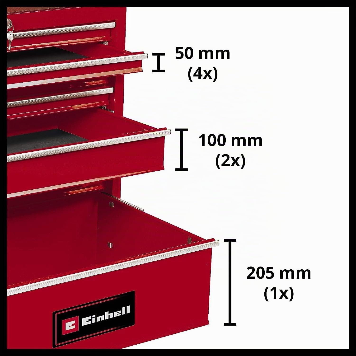 einhell-werkstattwagen-tc-tw-150-stahlblech-werkstattwagen-mit-7-kugelgelagerten image 2