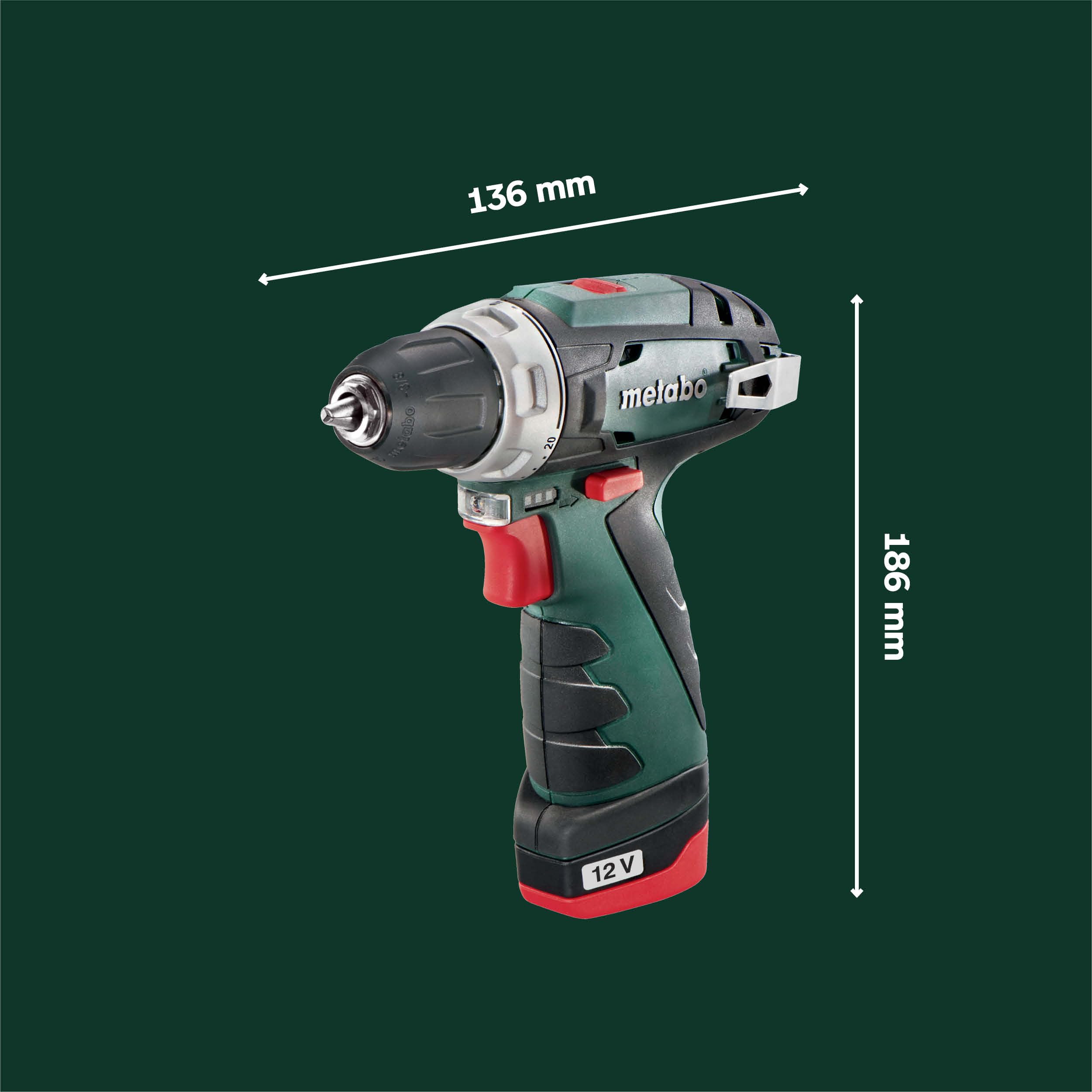 metabo-powermaxx-bs-basic-12-v-akku-bohrschrauber-2x-2-0-ah-akkus-ladeger-t-lc-1 image 5