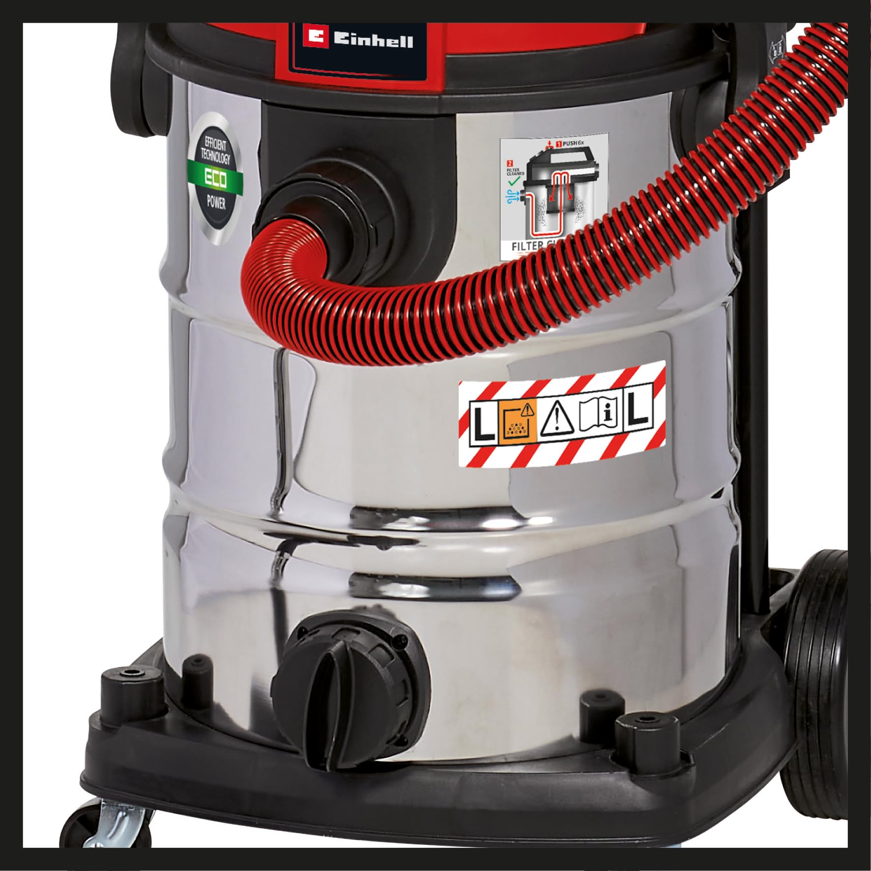 einhell-nass-trockensauger-te-vc-2230-sacl-1-400-w-30-l-edelstahl-hepa-faltenfil image 6