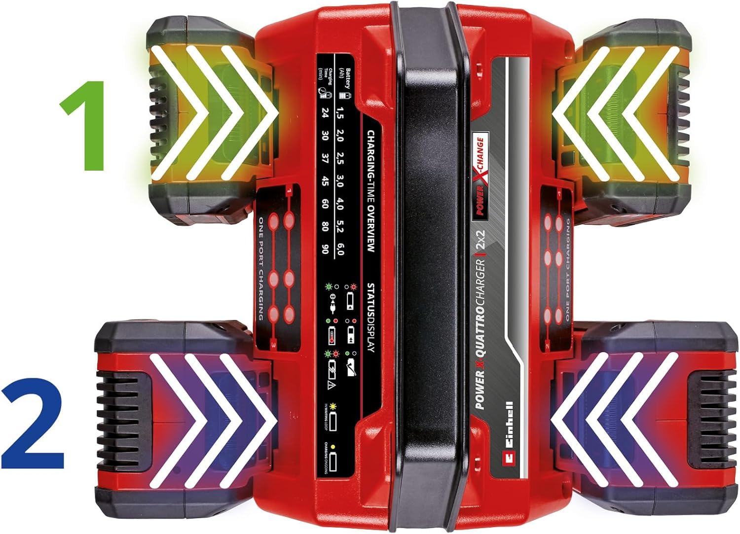 einhell-power-x-quattrocharger-4a-ladeger-t-power-x-change-18-v-li-ion-gleichzei image 4