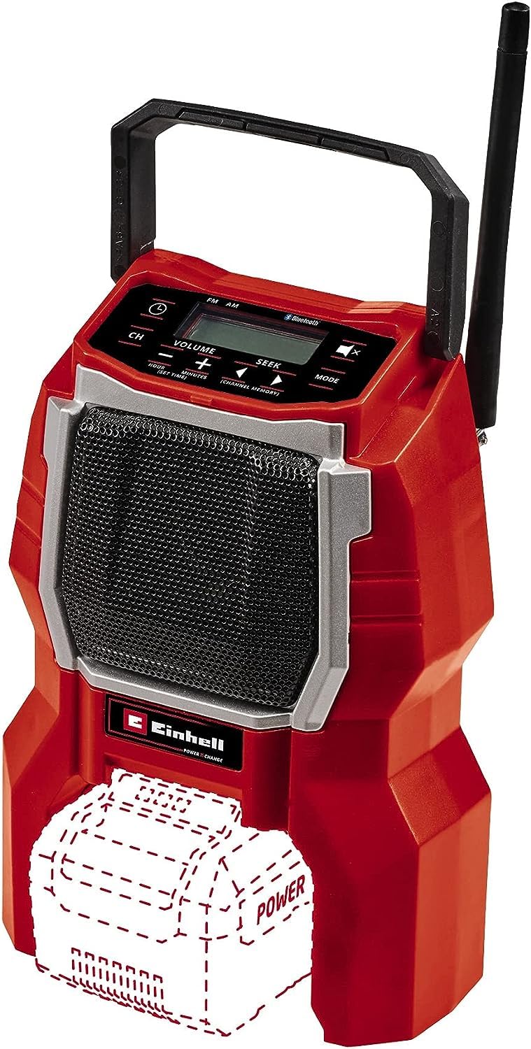 einhell-tc-ra-18-li-bt-akku-radio-power-x-change-solo-18-v-10-w-lautsprecher-blu image 1