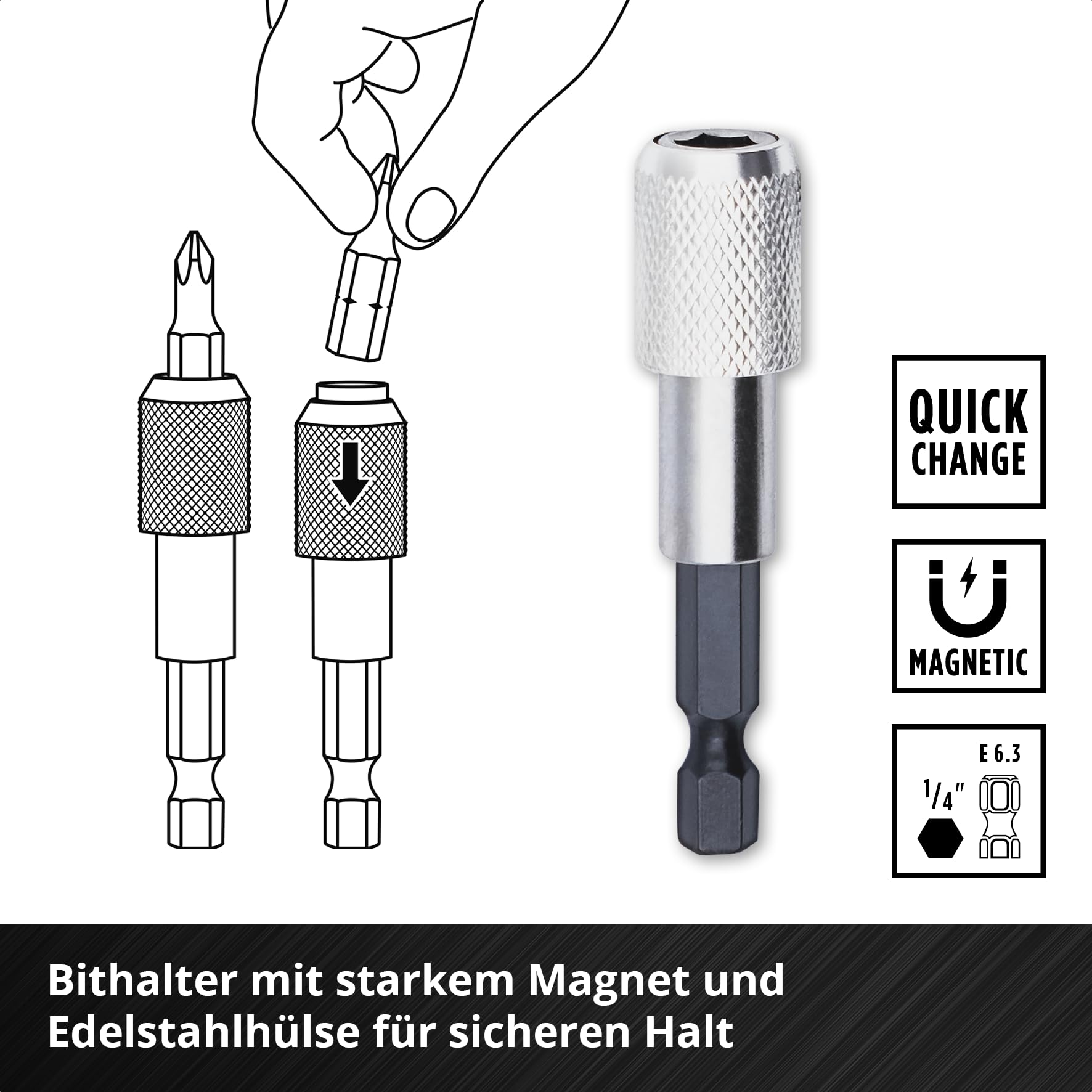 einhell-bit-set-11-tlg-25-mm-bits-ph-pz-t-h-aus-sandgestrahltem-s2-stahl-mit-sch image 4
