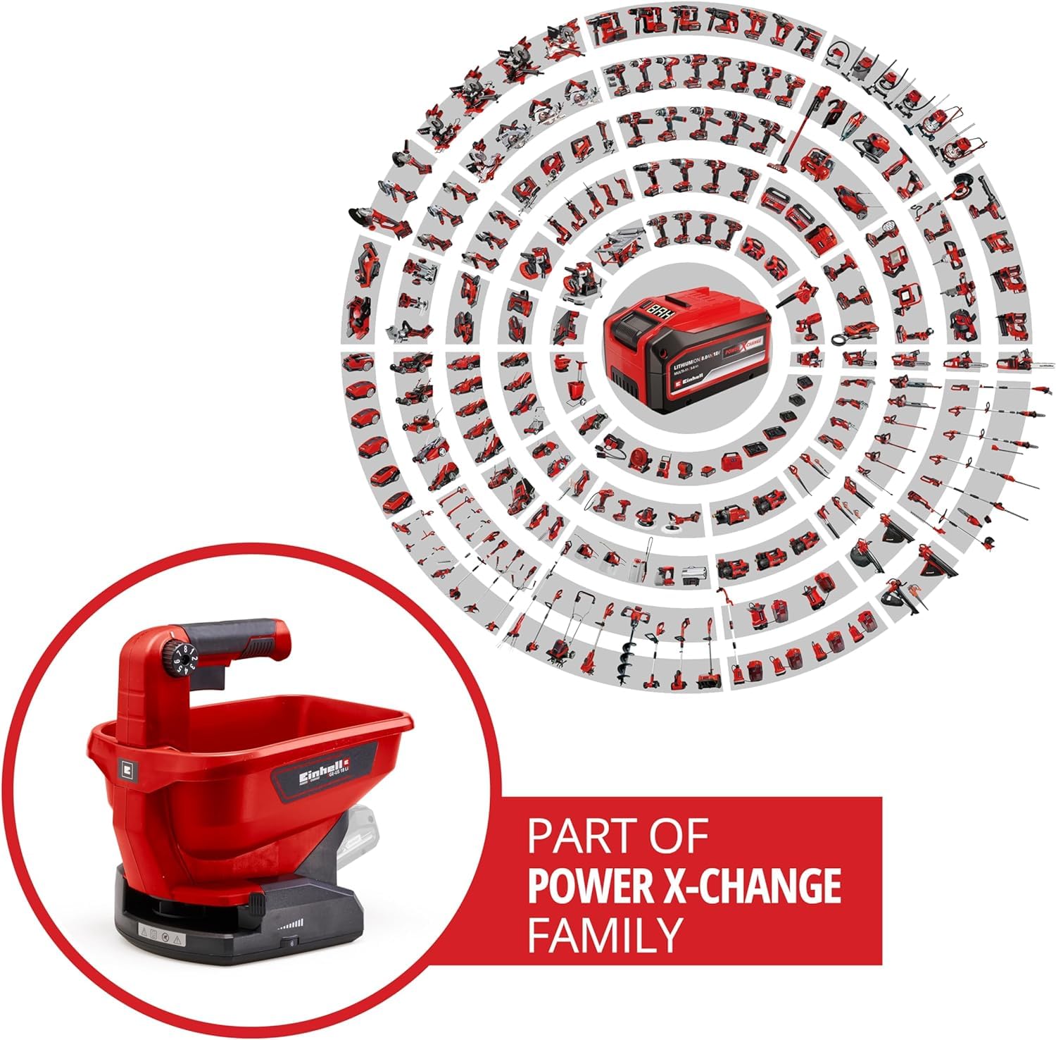 einhell-ge-us-18-li-solo-universal-streuer-power-x-change-streuwagen-3-3-l-beh-l image 2
