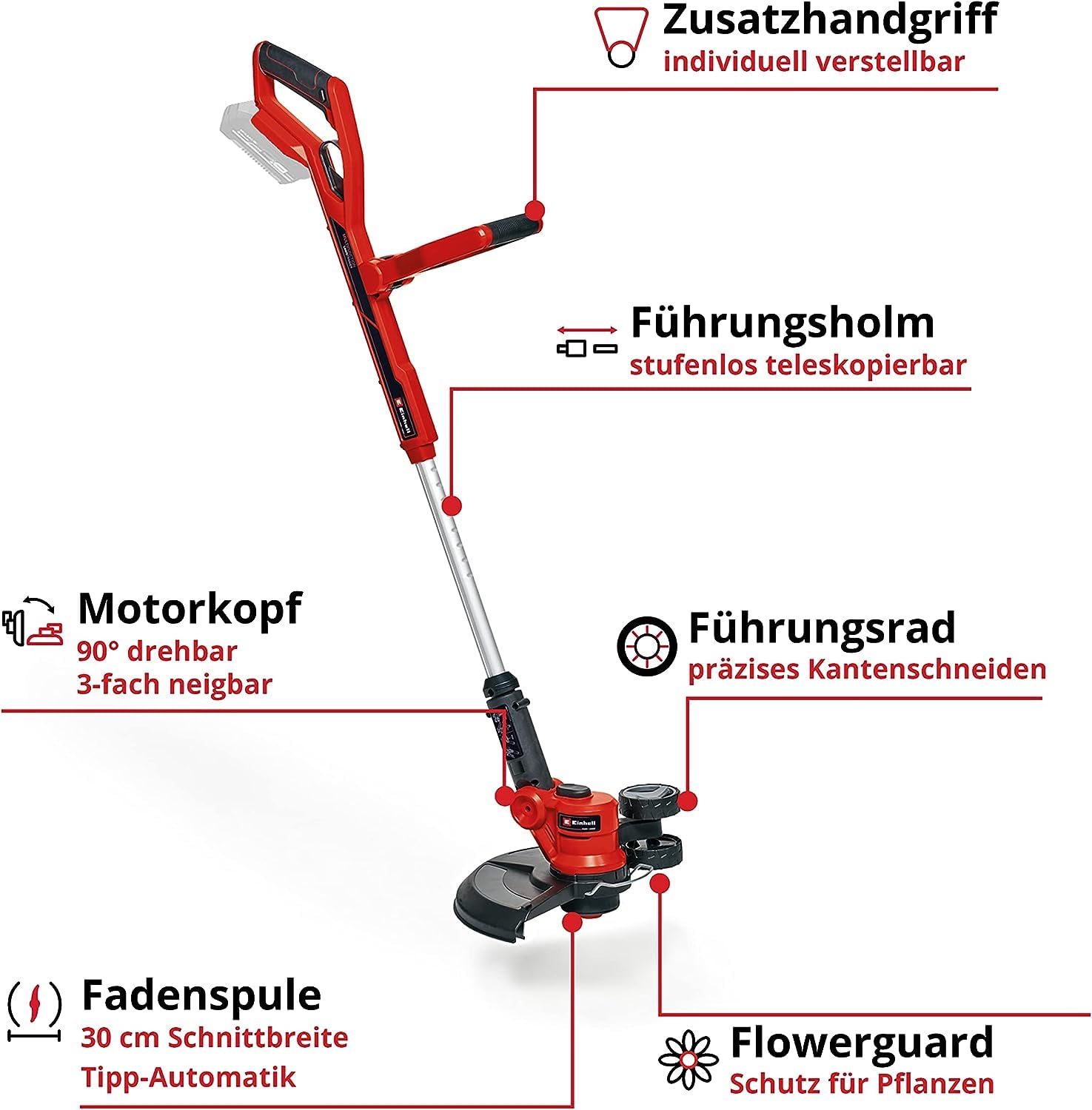 einhell-akku-rasentrimmer-ge-ct-18-30-li-solo-power-x-change-18-v-rasentrimmer-m image 3
