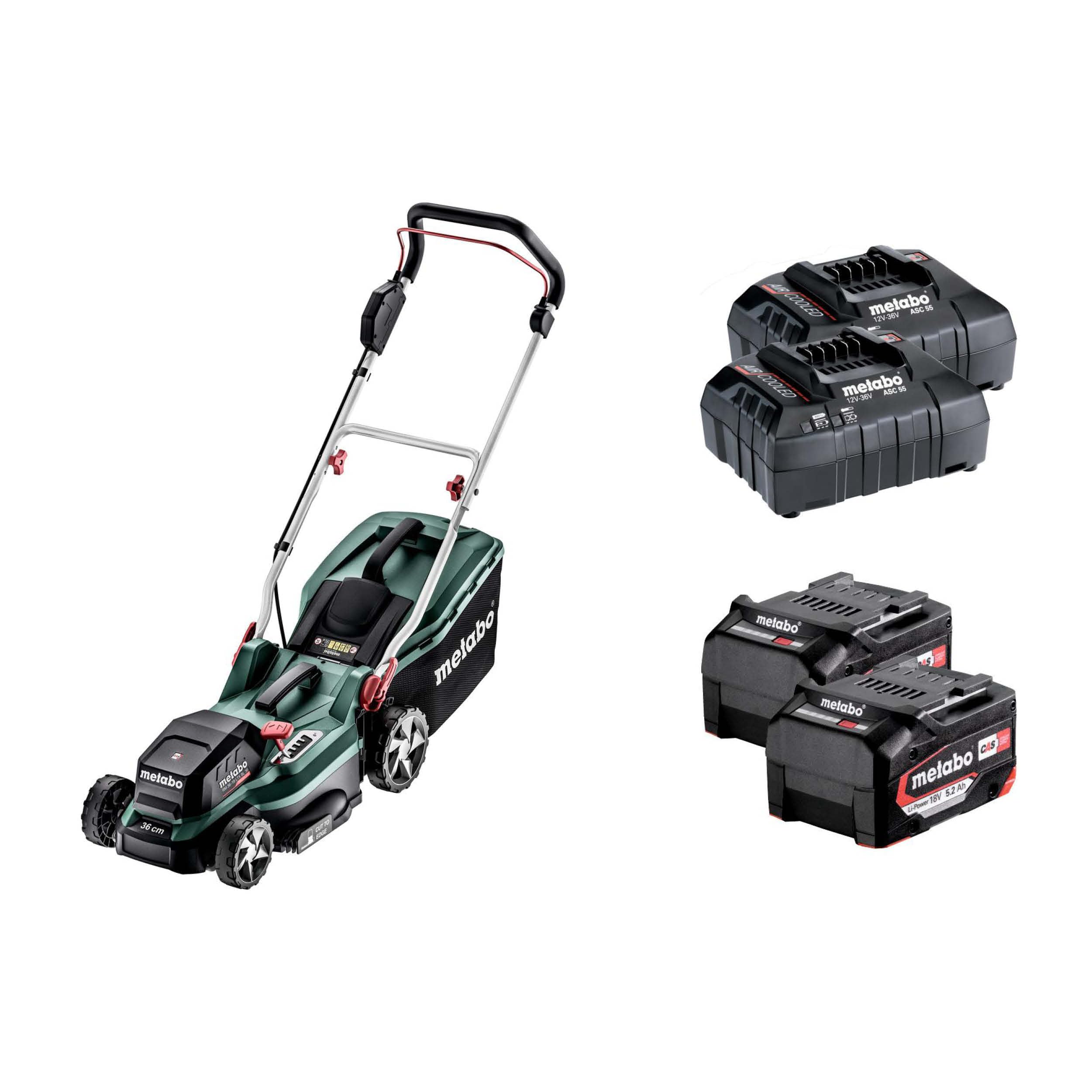 metabo-rm-36-18-ltx-bl-36-akku-rasenm-her-2-18-v-brushless-bis-350-m-inkl-2-akku image 1