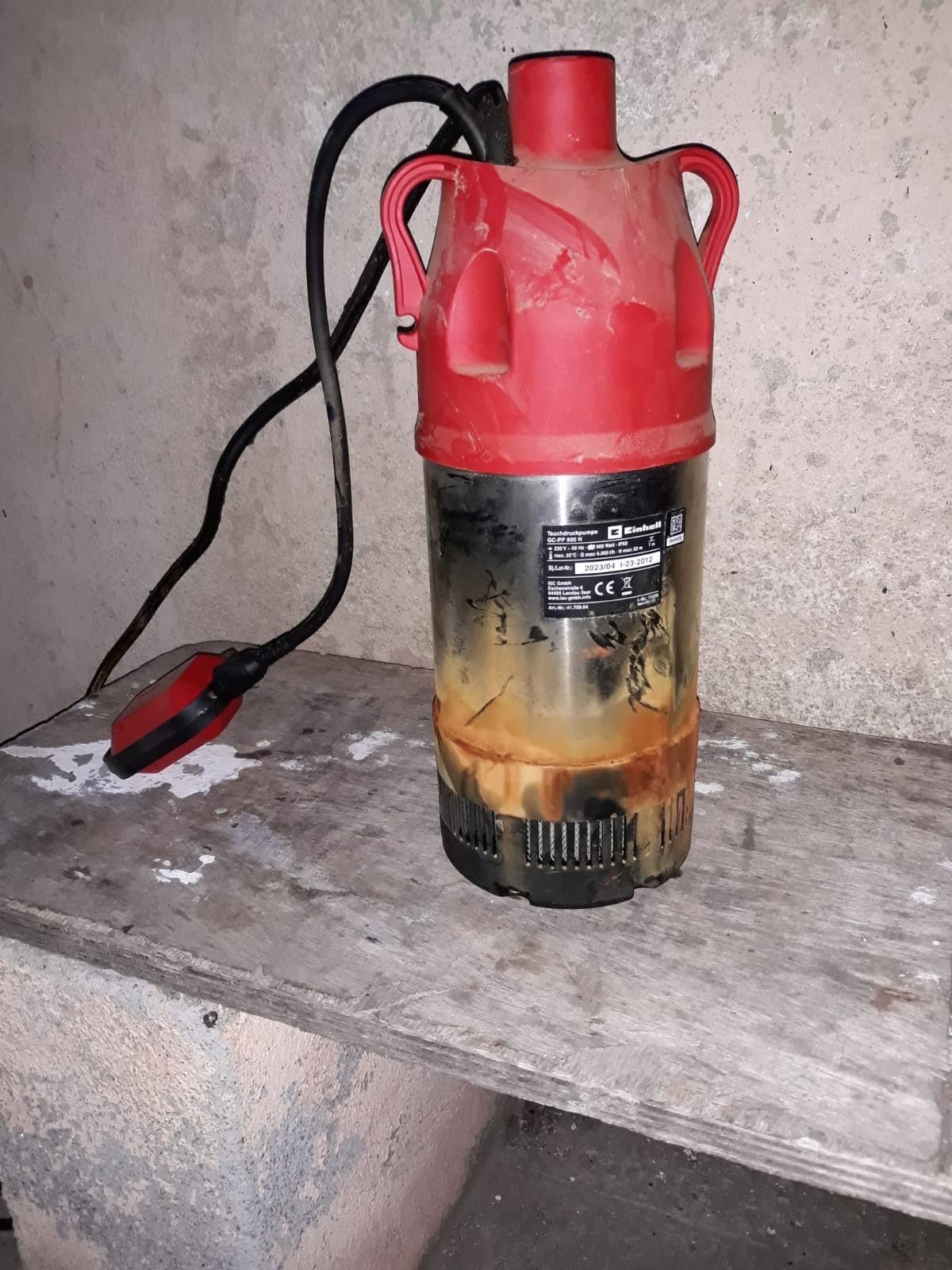 Gute Pumpe, gut bei der Regenwassernutzung