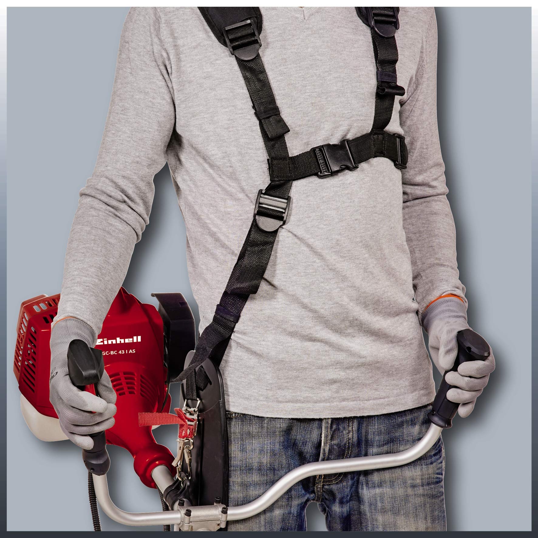 einhell-gh-bc-43-as-benzin-sense-1-25-kw-2-takt-motor-mit-3-zahn-messer-doppelfa image 7