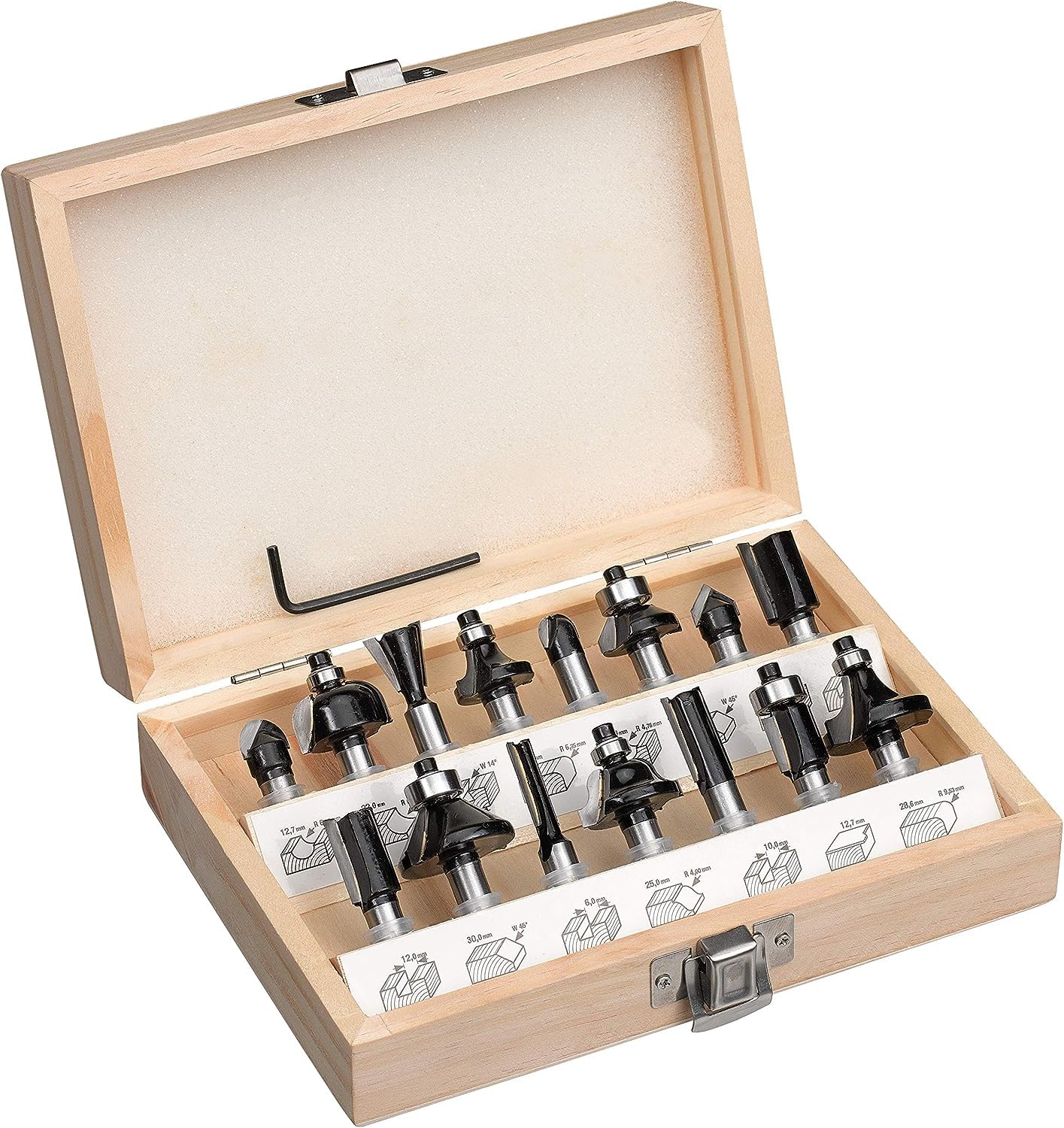 original-einhell-15-teiliges-fr-ser-set-f-r-oberfr-sen-8-mm-schaft-im-holzkoffer image 2