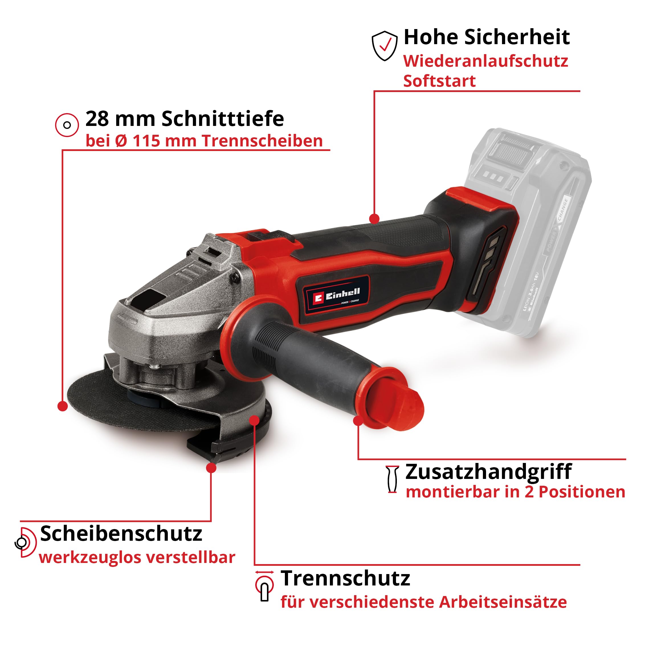einhell-akku-winkelschleifer-te-ag-18-115-2-li-solo-power-x-change-18-v-115-mm-s image 3