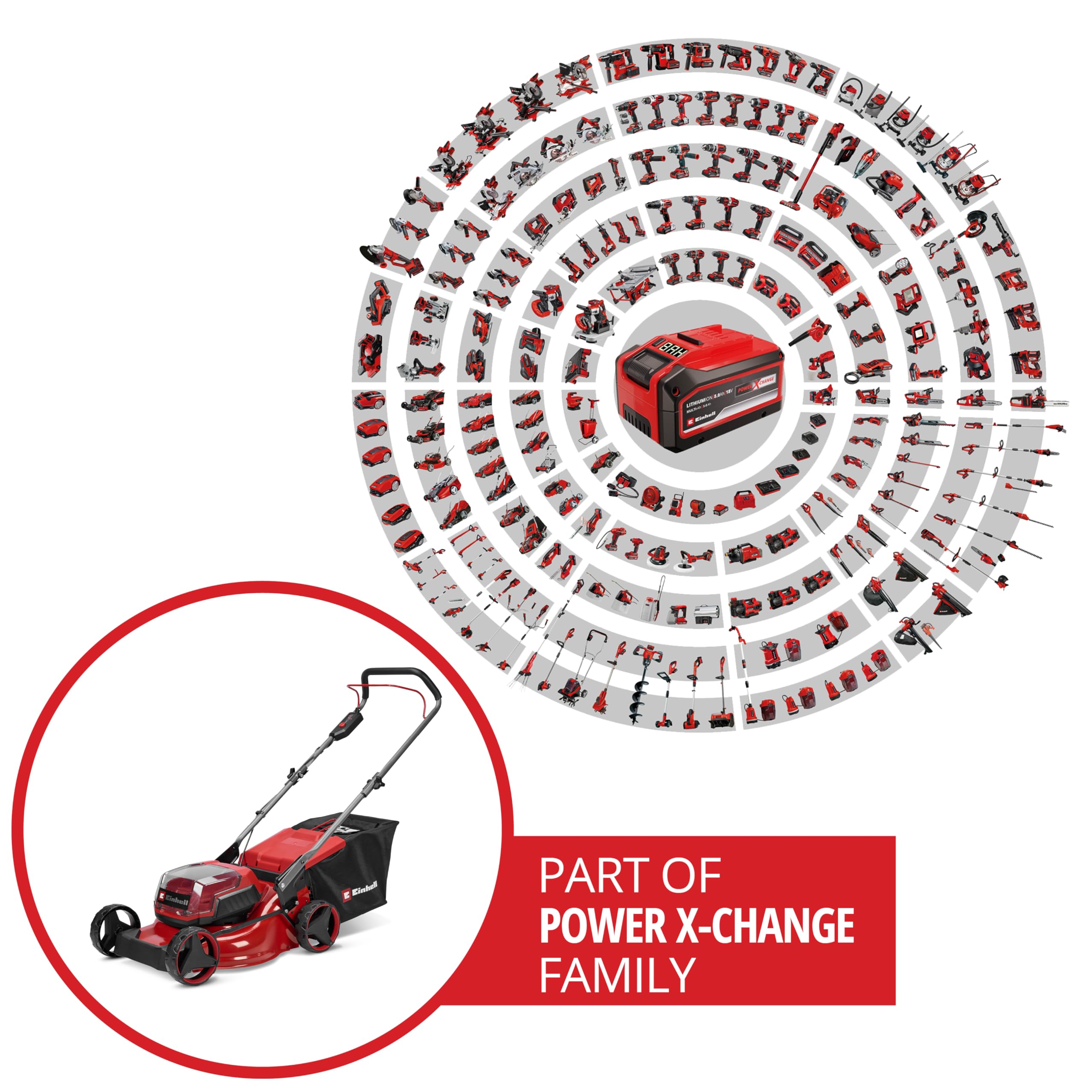 einhell-gc-cm-36-42-li-bl-2x4-0ah-power-x-change-akku-rasenm-her-36-v-42-cm-schn image 2