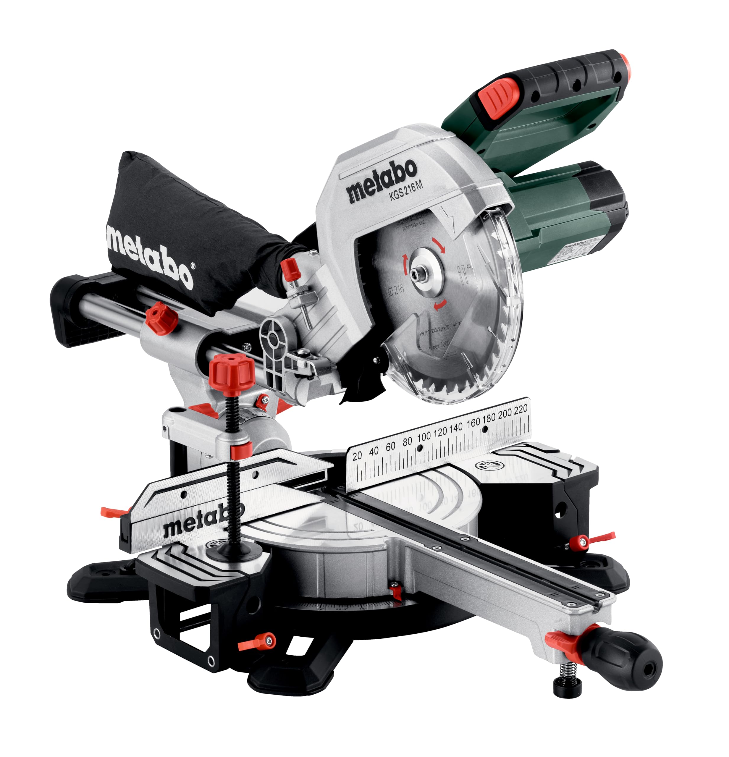 metabo-kgs-216-m-kapp-und-gehrungss-ge-mit-zugfunktion-216-mm-s-geblatt-precisio image 1