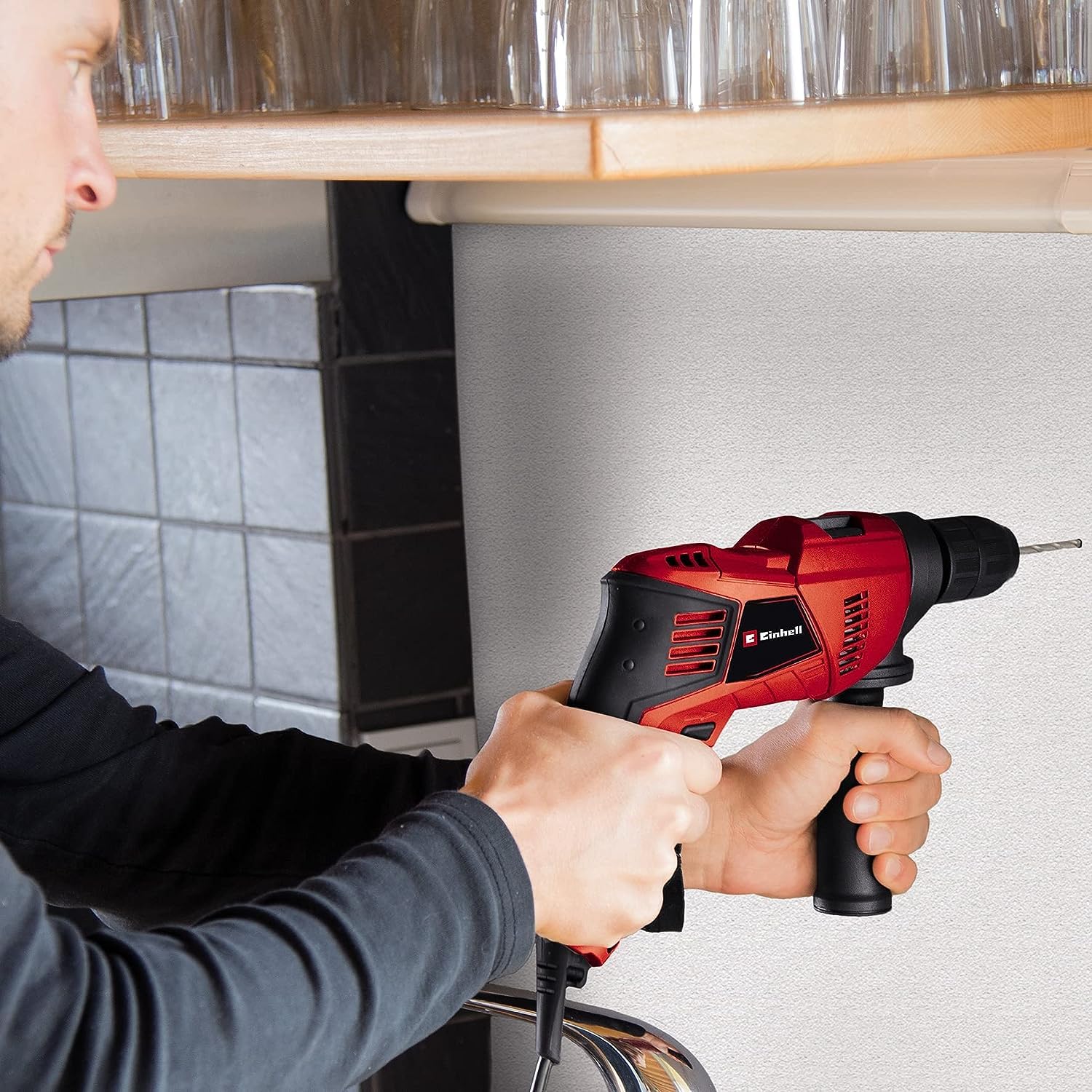 einhell-schlagbohrmaschine-te-id-500-e-550-w-schnellspann-bohrfutter-13-mm-drehz image 2