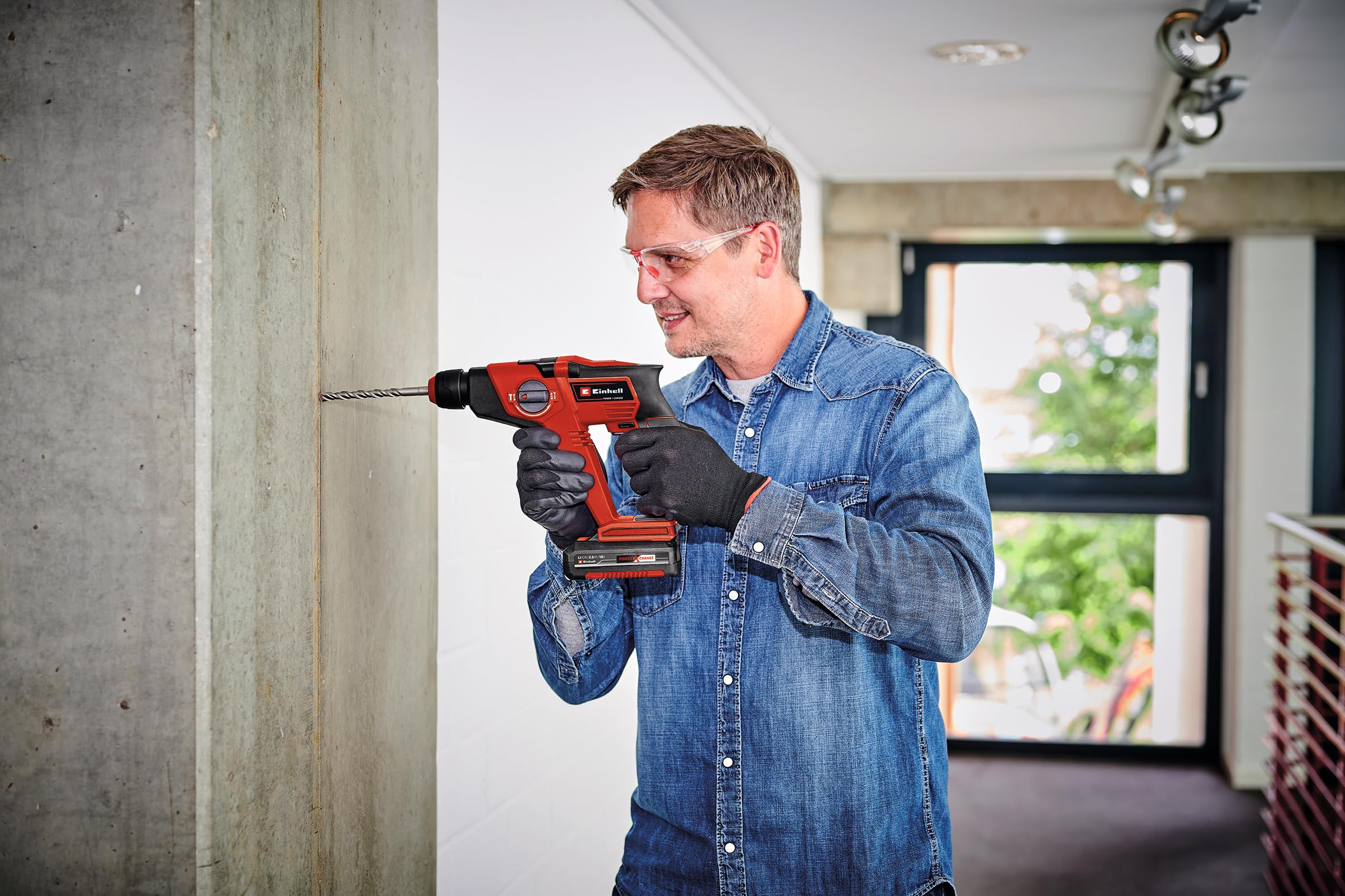 einhell-power-x-change-18v-akku-werkzeugset-schlagbohrschrauber-te-cd-18-40-li-i image 4