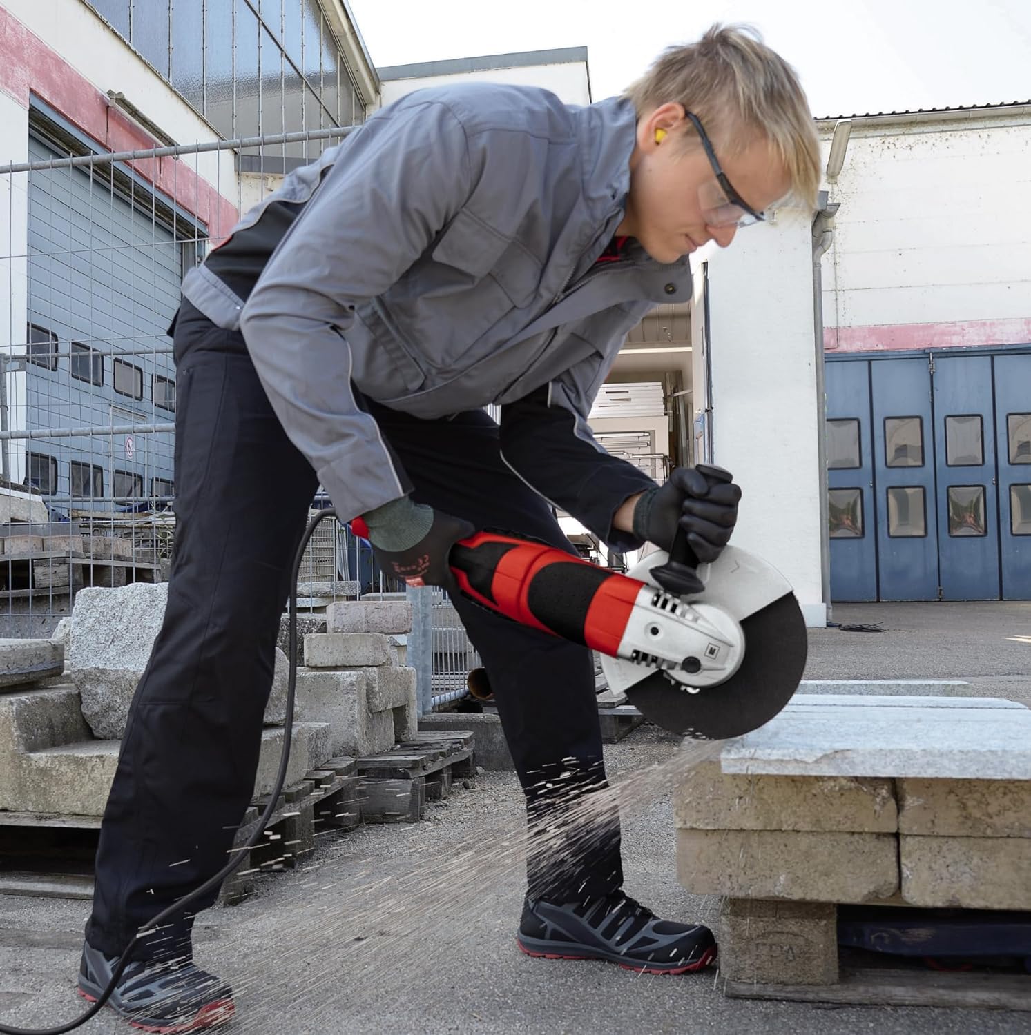 einhell-winkelschleifer-te-ag-230-2000-2000-w-230-mm-scheibe-softstart-aluminium image 3