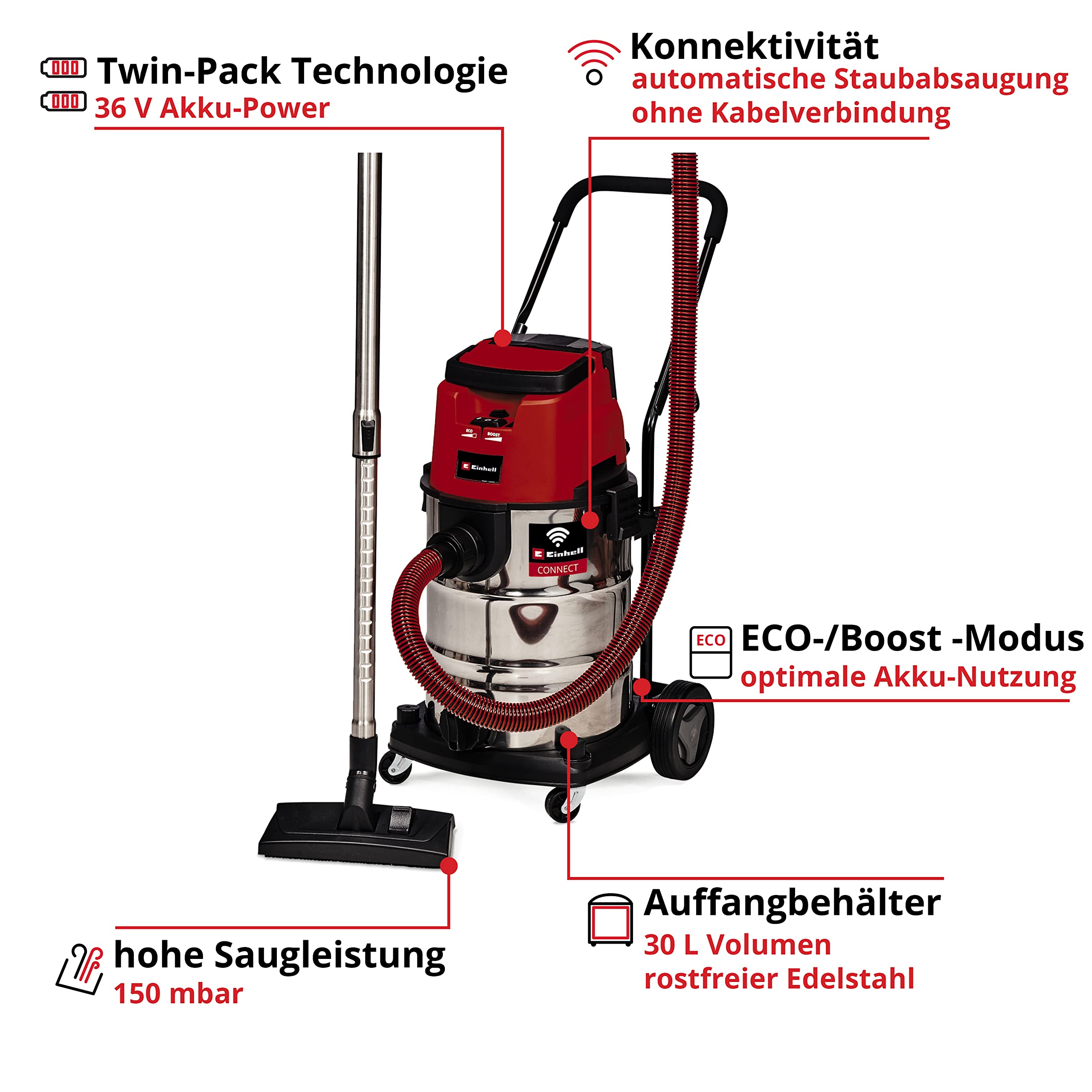 einhell-akku-nass-trockensauger-tp-vc-36-30-s-auto-solo-power-x-change-36-v-30-l image 3