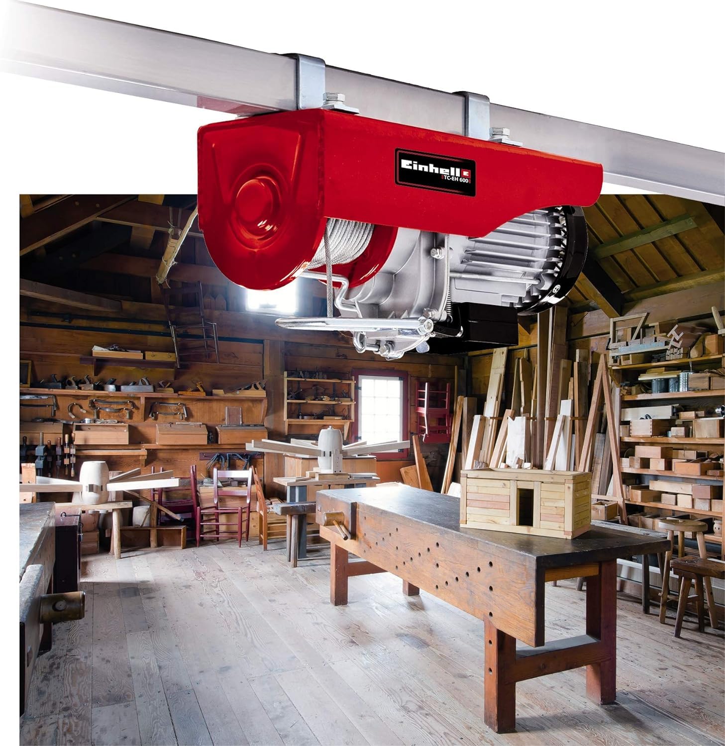 einhell-seilhebezug-tc-eh-600-1050-w-hebezug-mit-300-kg-tragkraft-auf-18-m-mit-u image 2