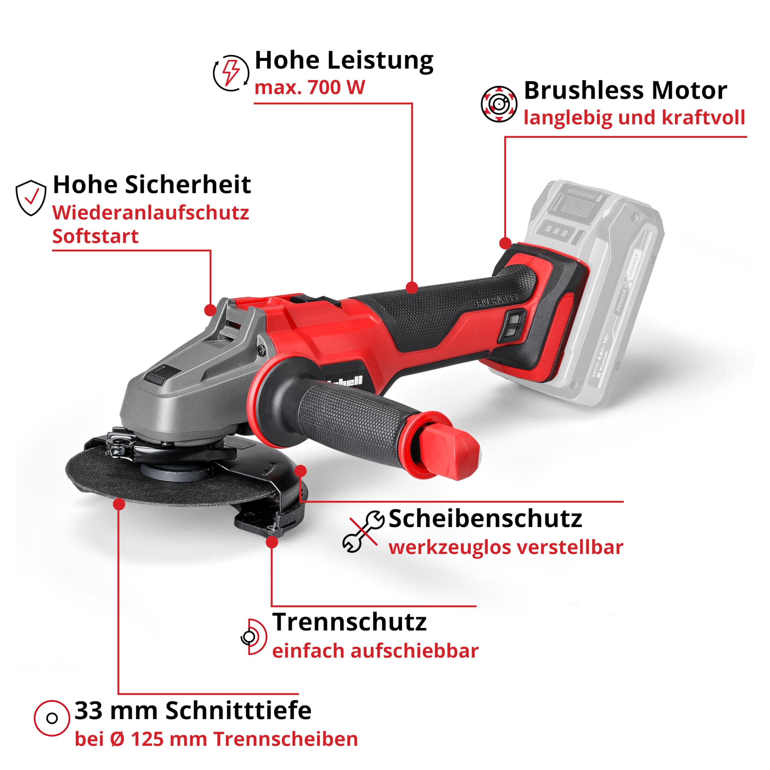 einhell-professional-akku-winkelschleifer-axxio-18-125-power-x-change-18-v-brush image 3