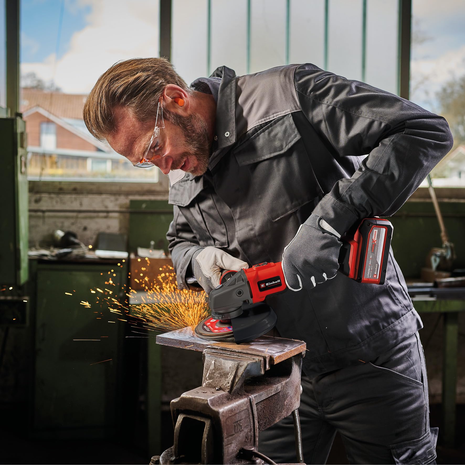einhell-professional-akku-winkelschleifer-axxio-18-150-power-x-change-18-v-brush image 4