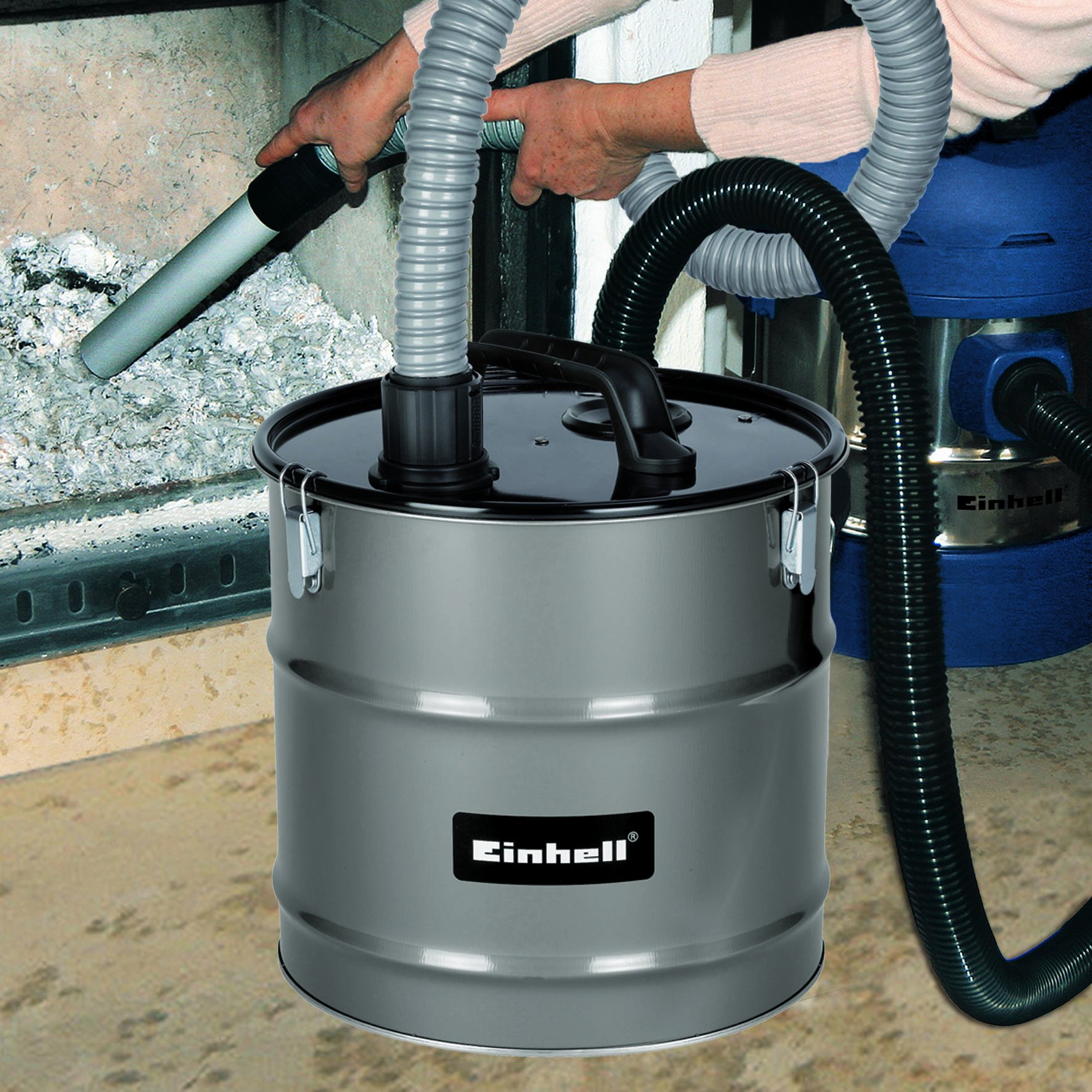 einhell-aschefeinfilter-18-l-aschesauger-vorsatz-f-r-nass-trockensauger-mit-alum image 2