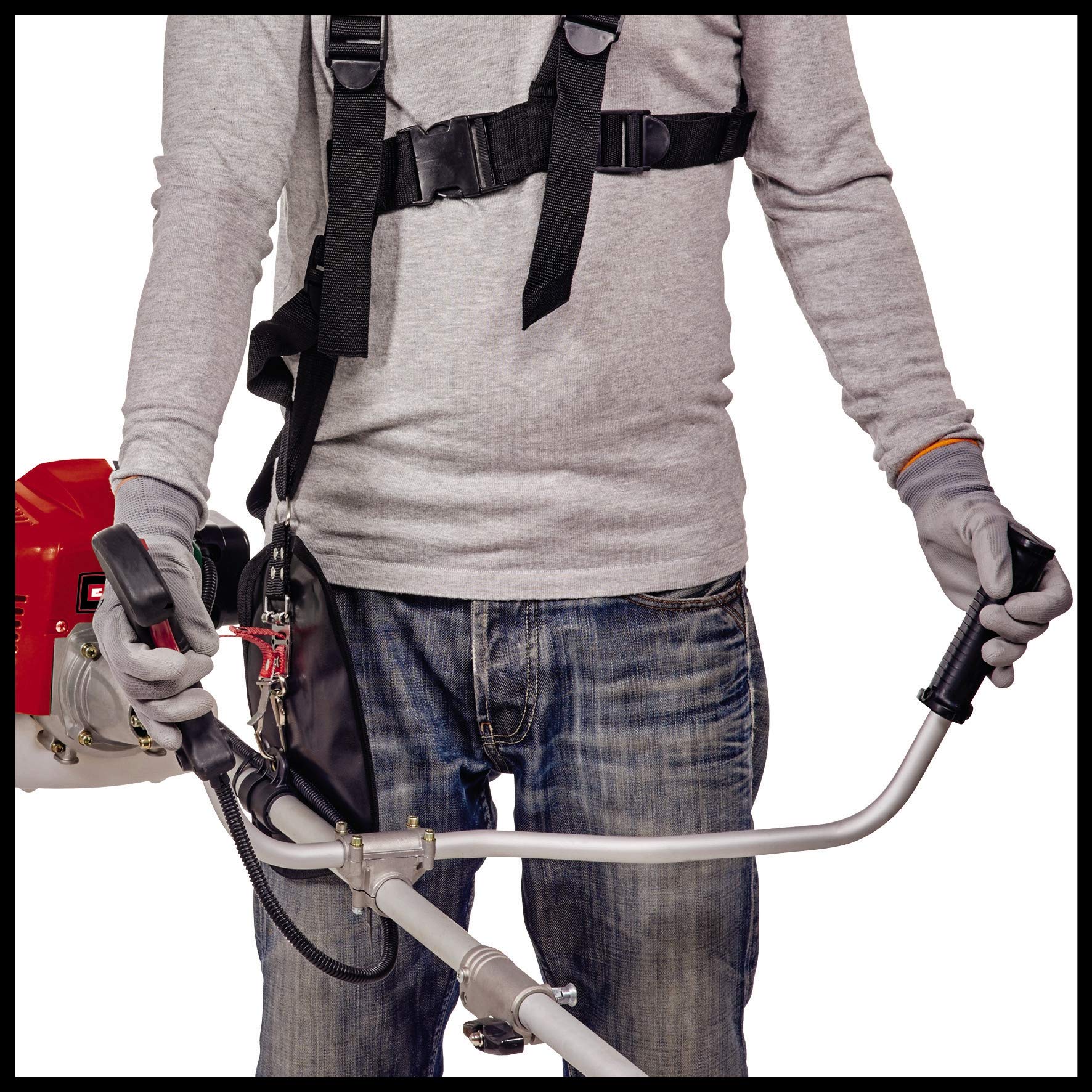 einhell-benzin-sense-gh-bc-43-as-1-25-kw-2-takt-motor-3-zahn-messer-und-doppelfa image 5