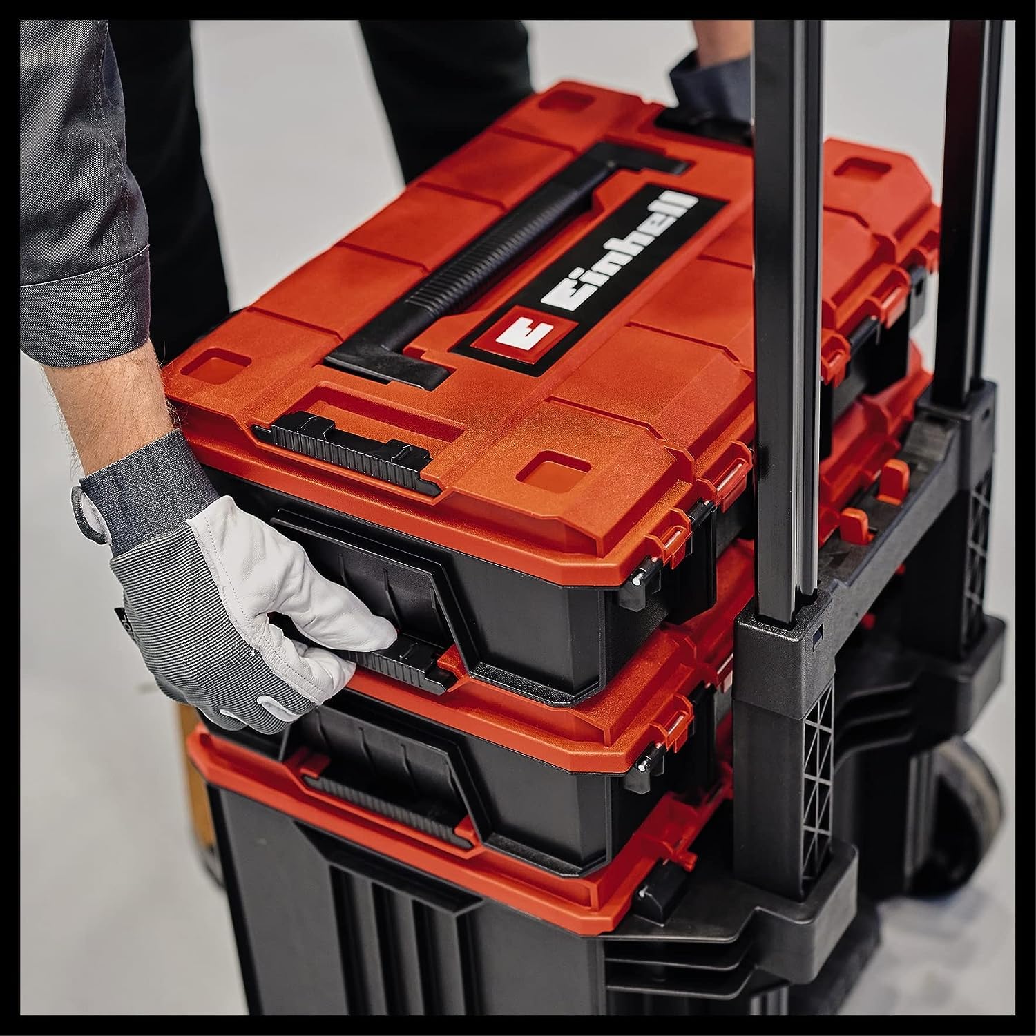 einhell-e-case-tower-systemkoffer-set-3-stapelbare-koffer-aus-polypropylen-bis-1 image 6