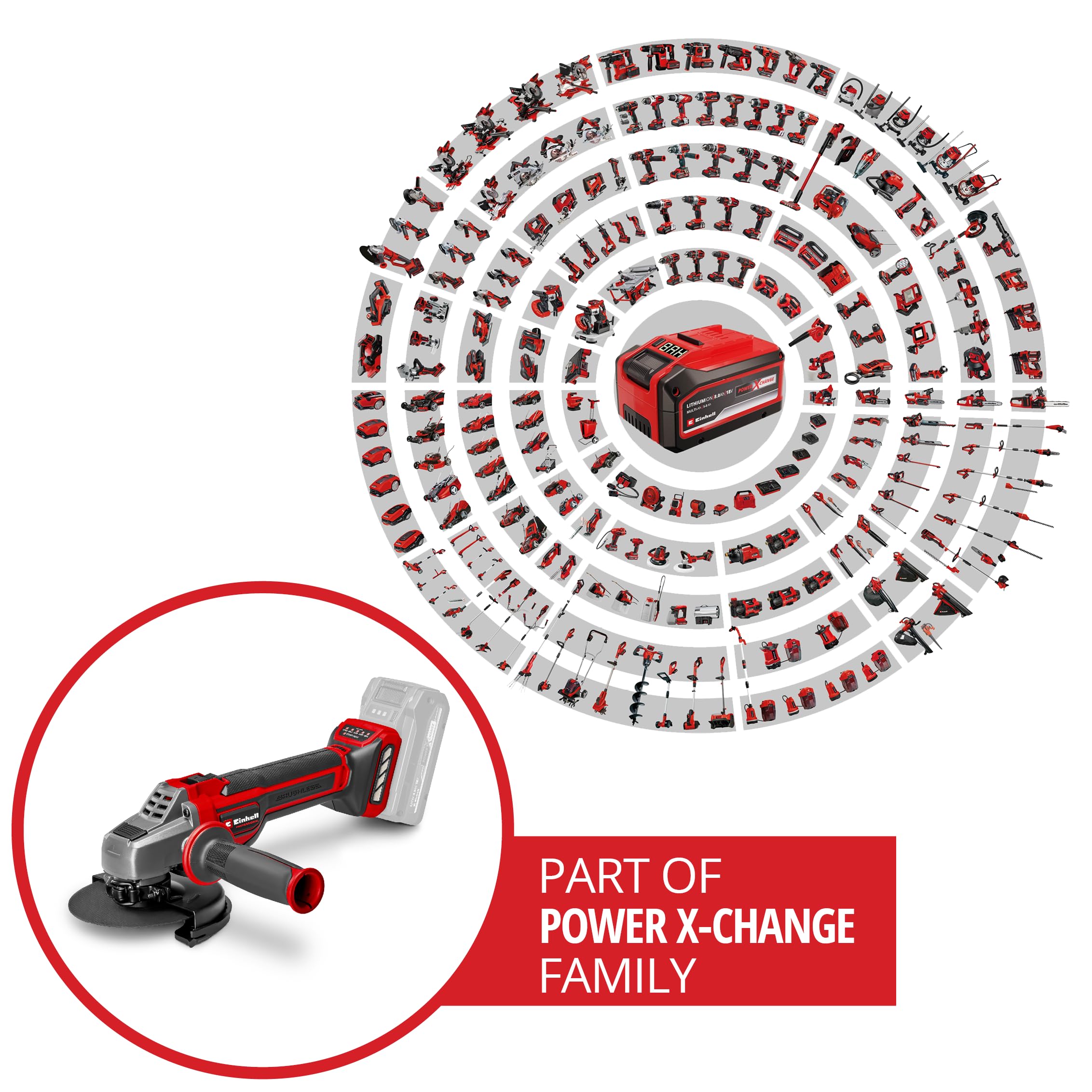 einhell-professional-akku-winkelschleifer-tp-ag-18-125-ce-q-li-power-x-change-18 image 2
