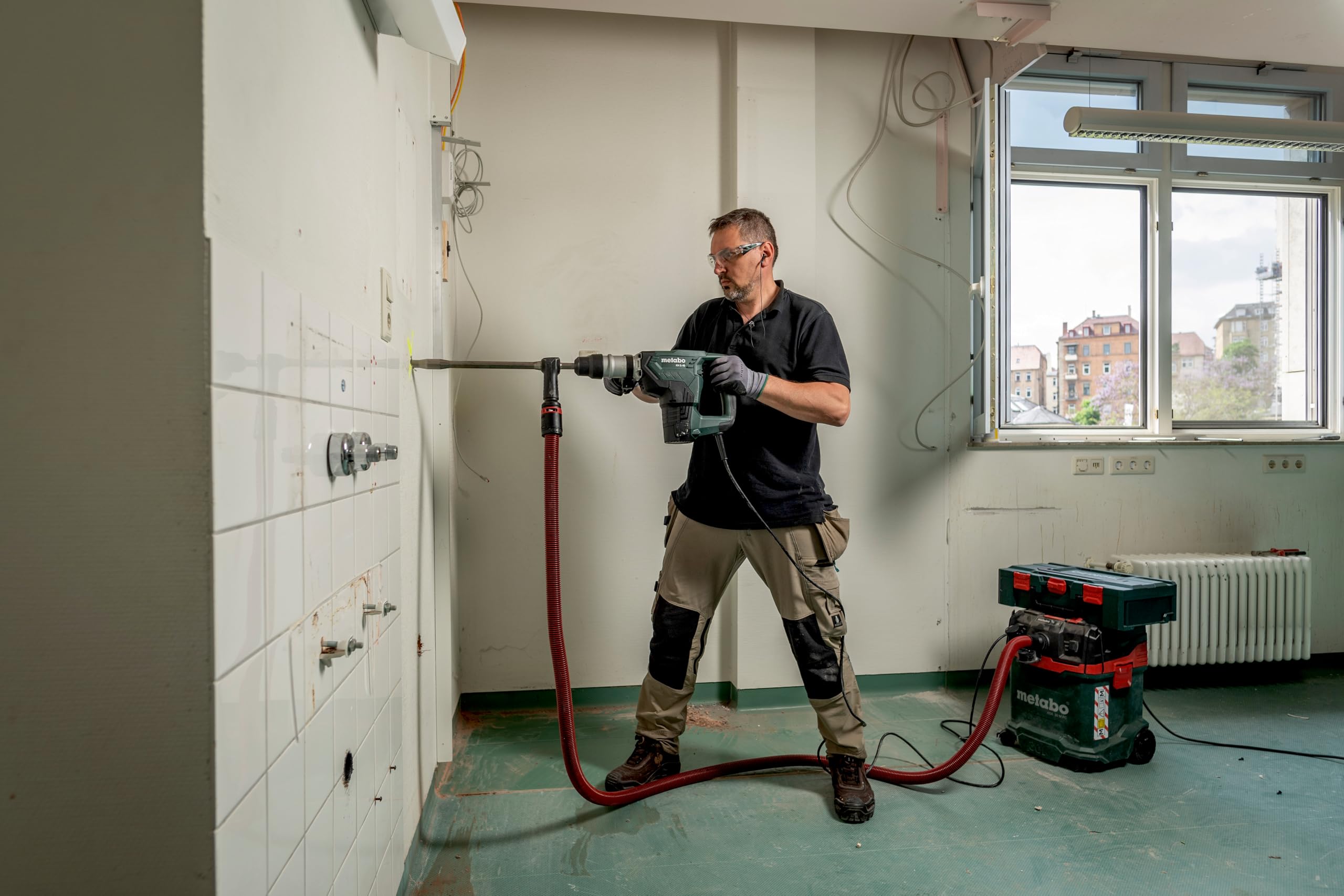 metabo-kombihammer-kh-5-40-sds-max-bohrhammer-mei-elhammer-1100-w-inkl-koffer image 2