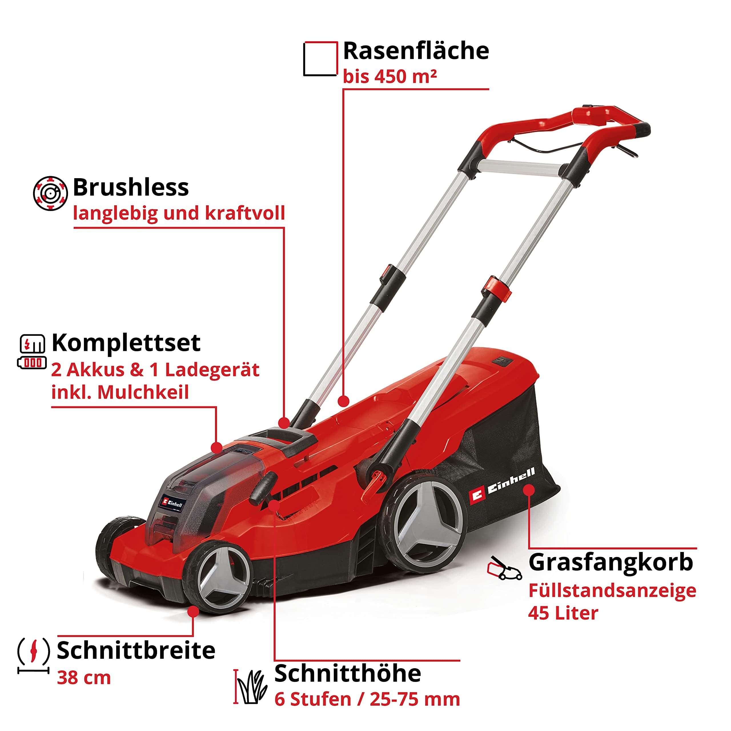 einhell-akku-rasenm-her-gp-cm-36-450-kit-power-x-change-36-v-cordless-lawn-mower image 4