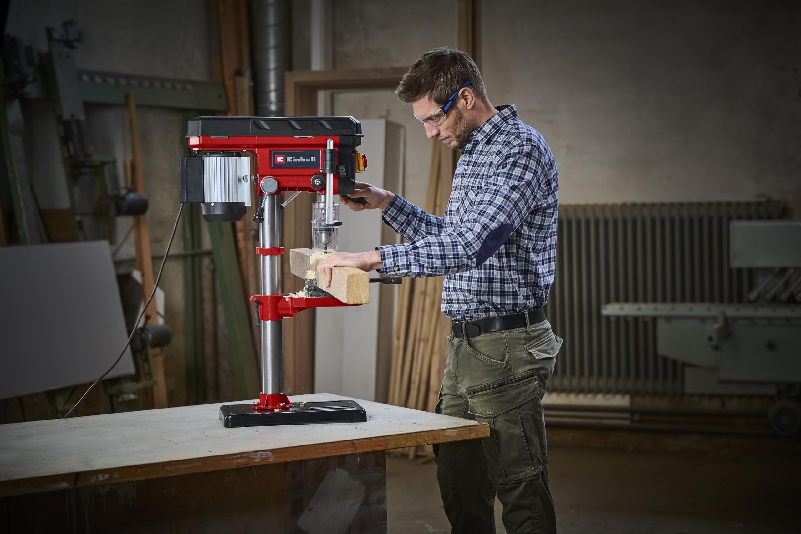 einhell-s-ulenbohrmaschine-tc-bd-630-1-630-w-12-stufige-drehzahlregelung-bohrtie image 2