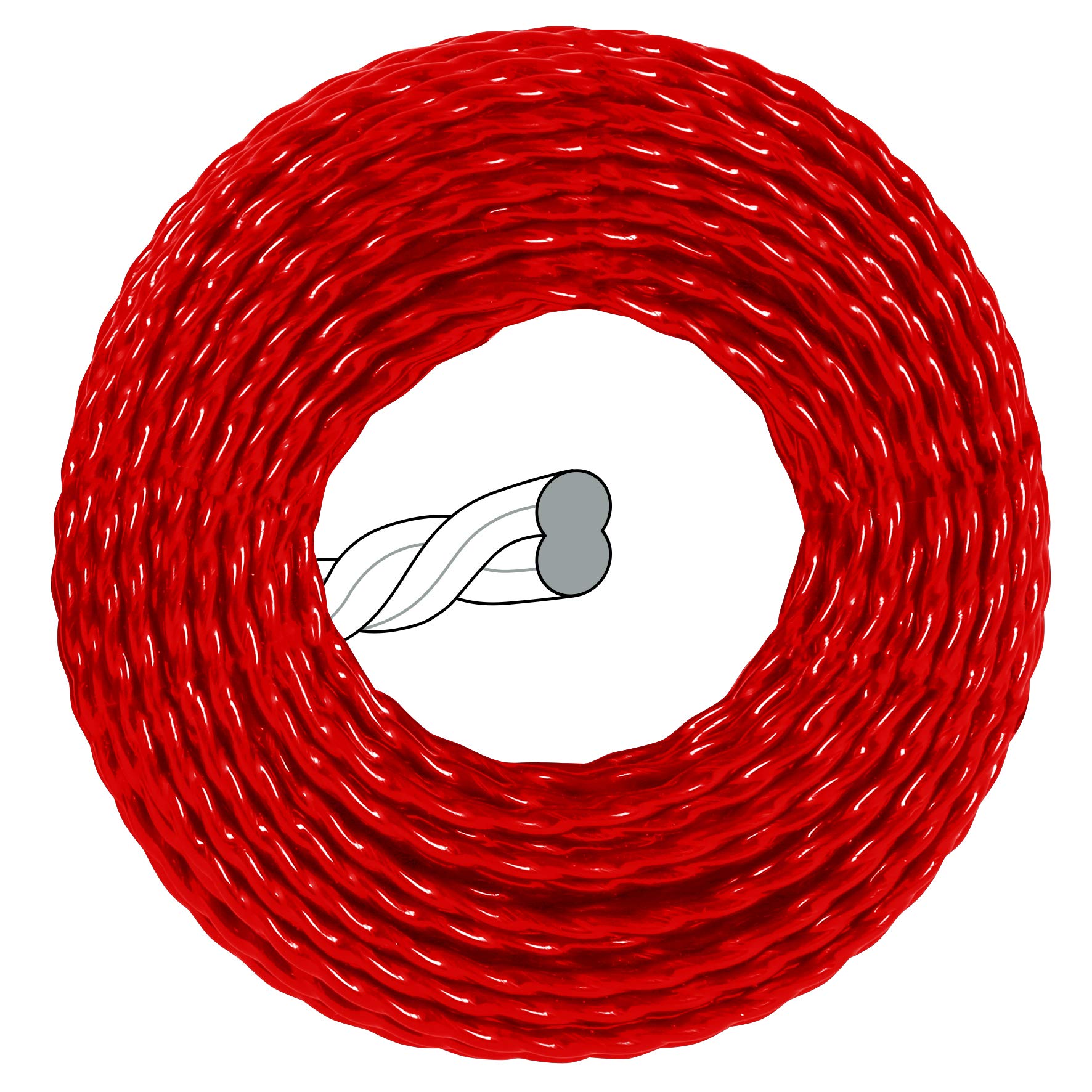original-einhell-ersatzfaden-low-noise-line-3-0-gedrehter-leiser-m-hfaden-3-0-mm image 1