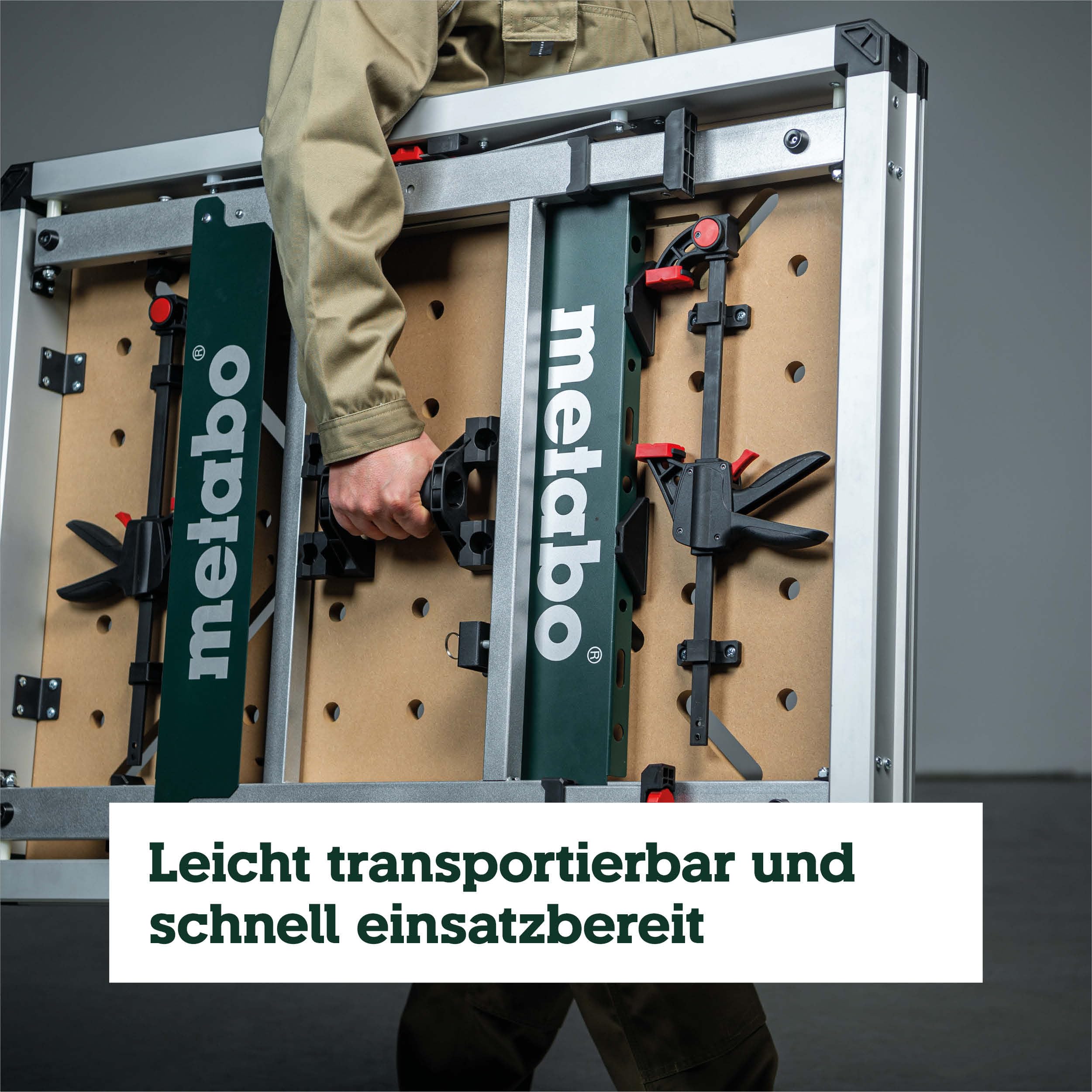 metabo-mwb-100-multifunktionstisch-klappbare-werkbank-mobiler-s-gebock-bis-120-k image 7