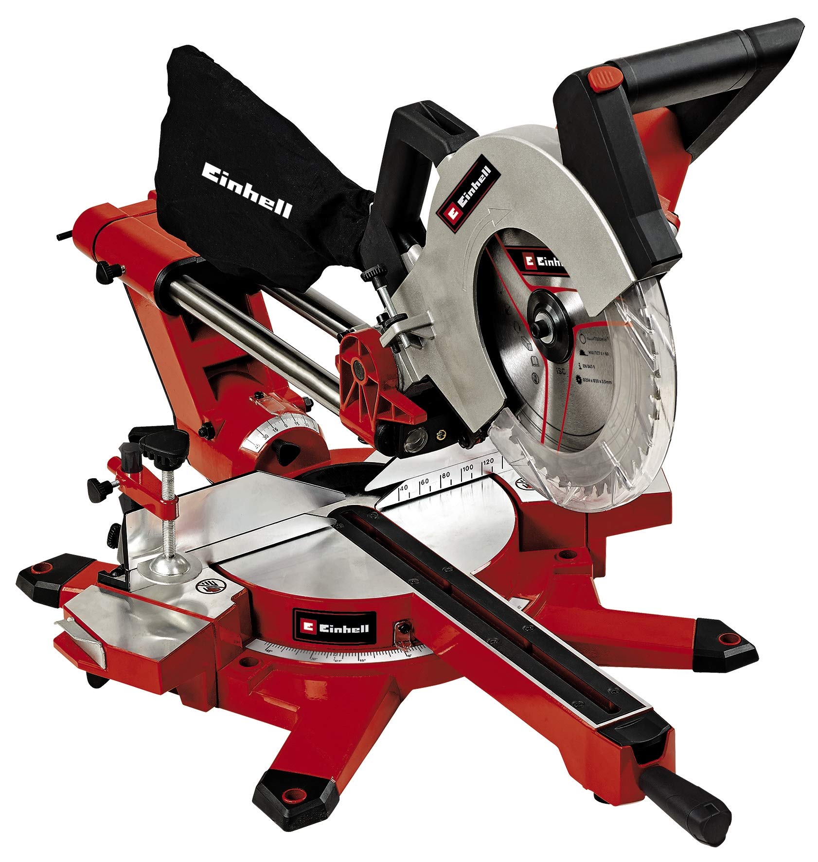 einhell-te-sm-2534-dual-zug-kapp-gehrungss-ge-1800-w-250-mm-s-geblatt-beidseitig image 1