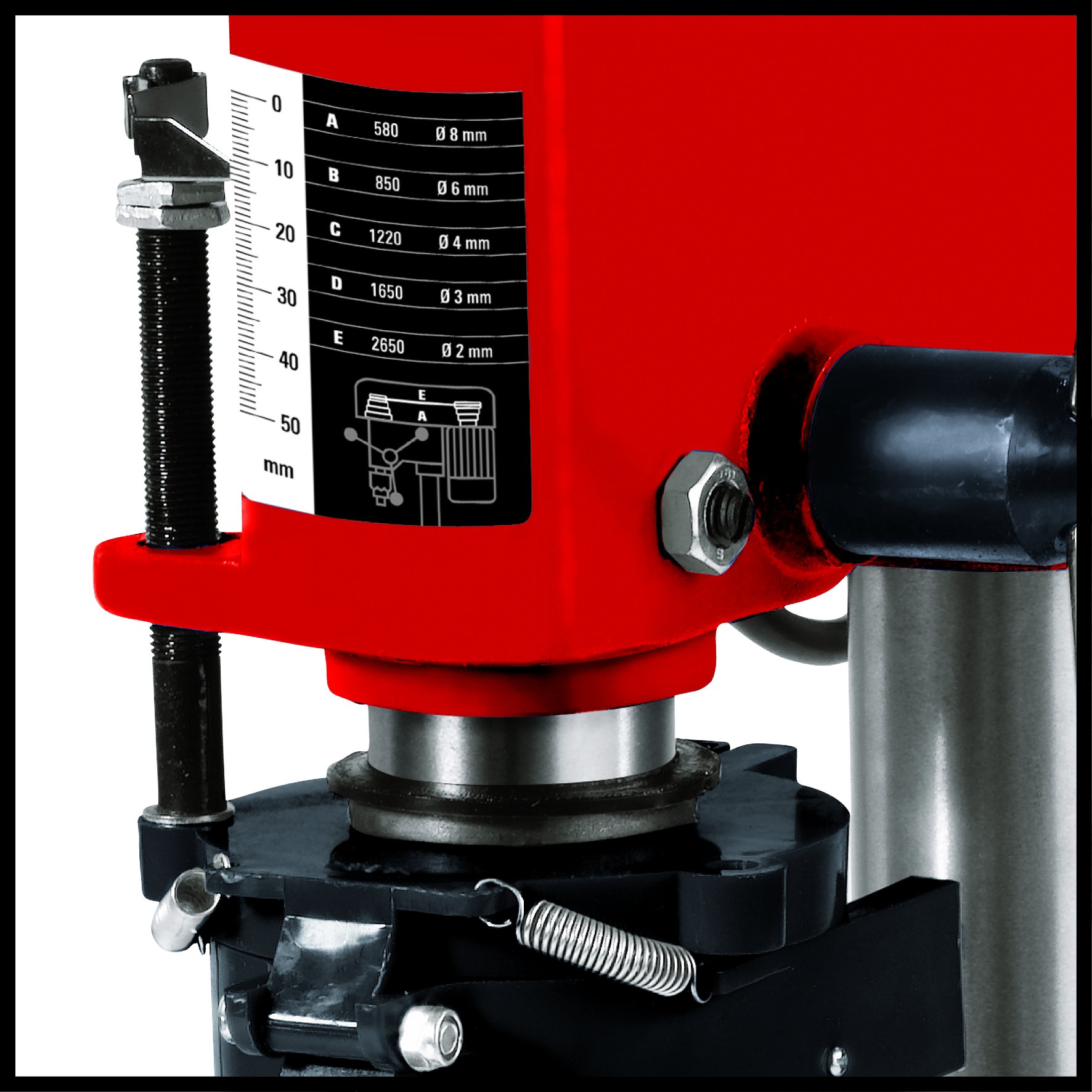 einhell-s-ulenbohrmaschine-350-w-werkstattbohrmaschine-mit-5-stufiger-drehzahlei image 3