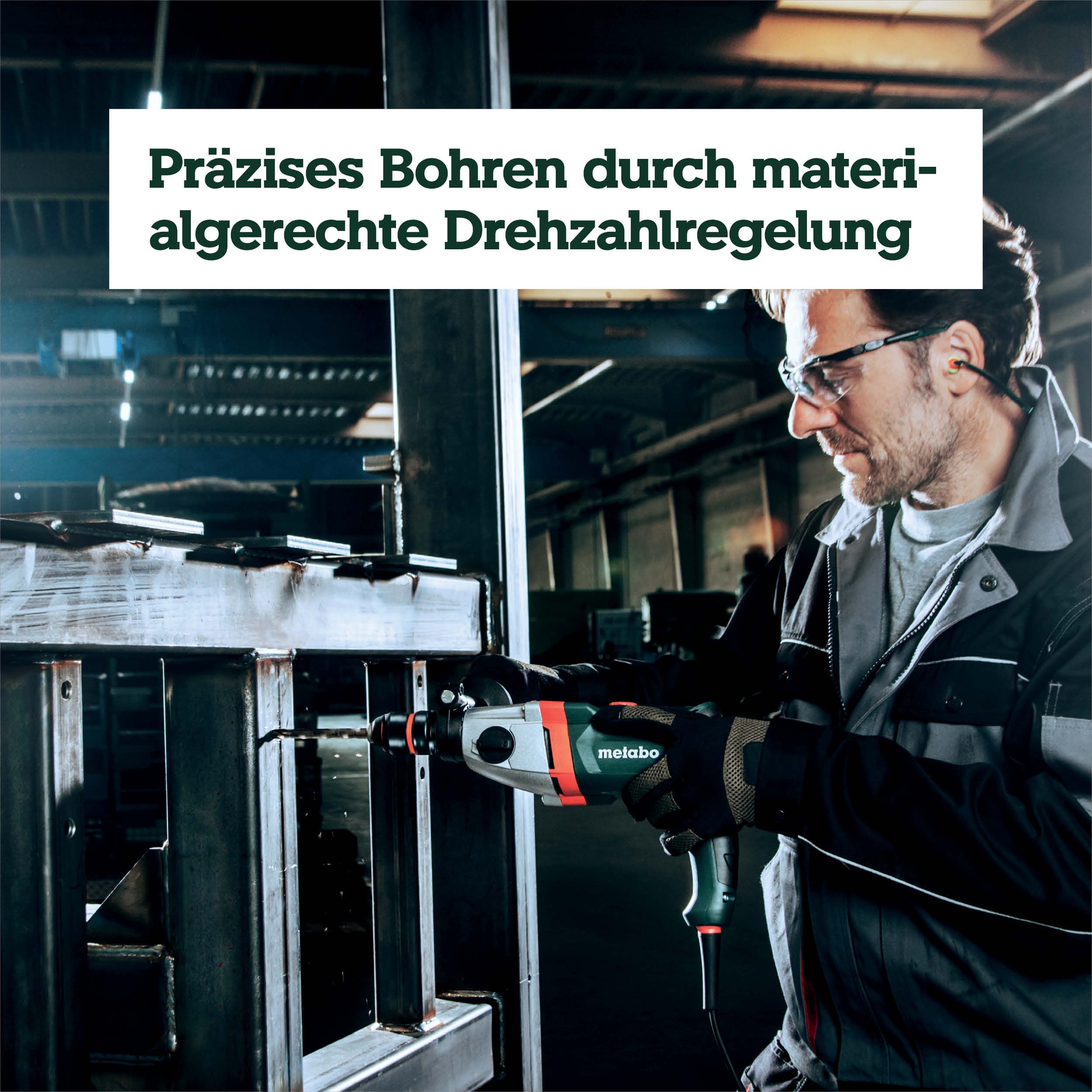 metabo-schlagbohrmaschine-sbev-1000-2-1-010-w-bohrmaschine-mit-zweigang-getriebe image 8