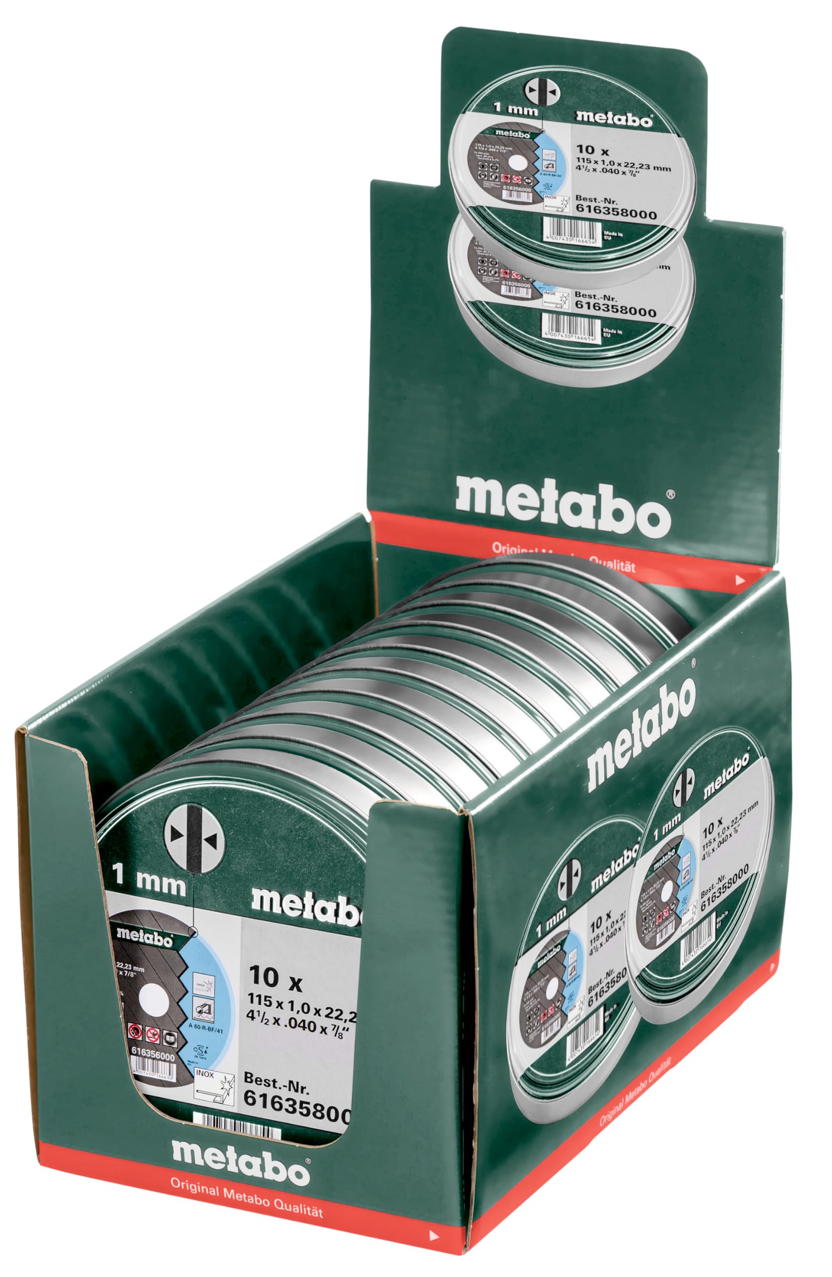 metabo-trennscheiben-sp-115-x-1-0-x-22-23-inox-tf-41-616358000-10-st-ck-d-nne-1- image 2