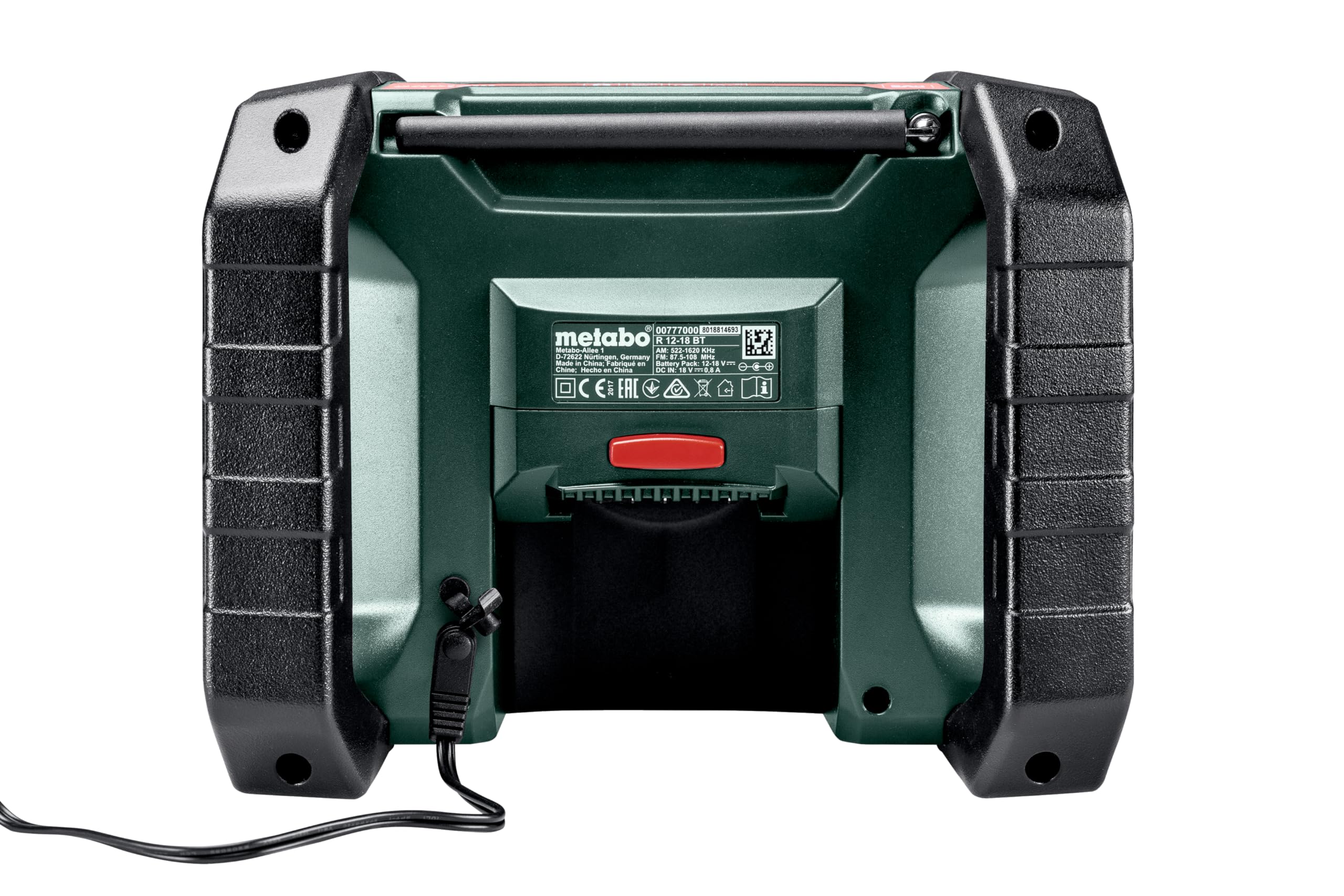 metabo-akku-baustellenradio-r-12-18-dab-bt-dab-fm-bluetooth-dsp-tuner-12-18-v-ak image 2