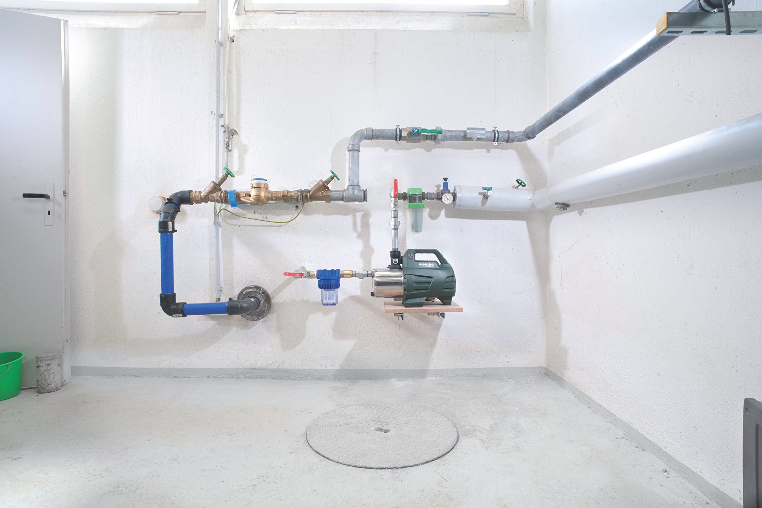 metabo-hauswasserautomat-hwa-6000-inox-1300-w-hauswasserpumpe-6000-l-h-edelstahl image 3