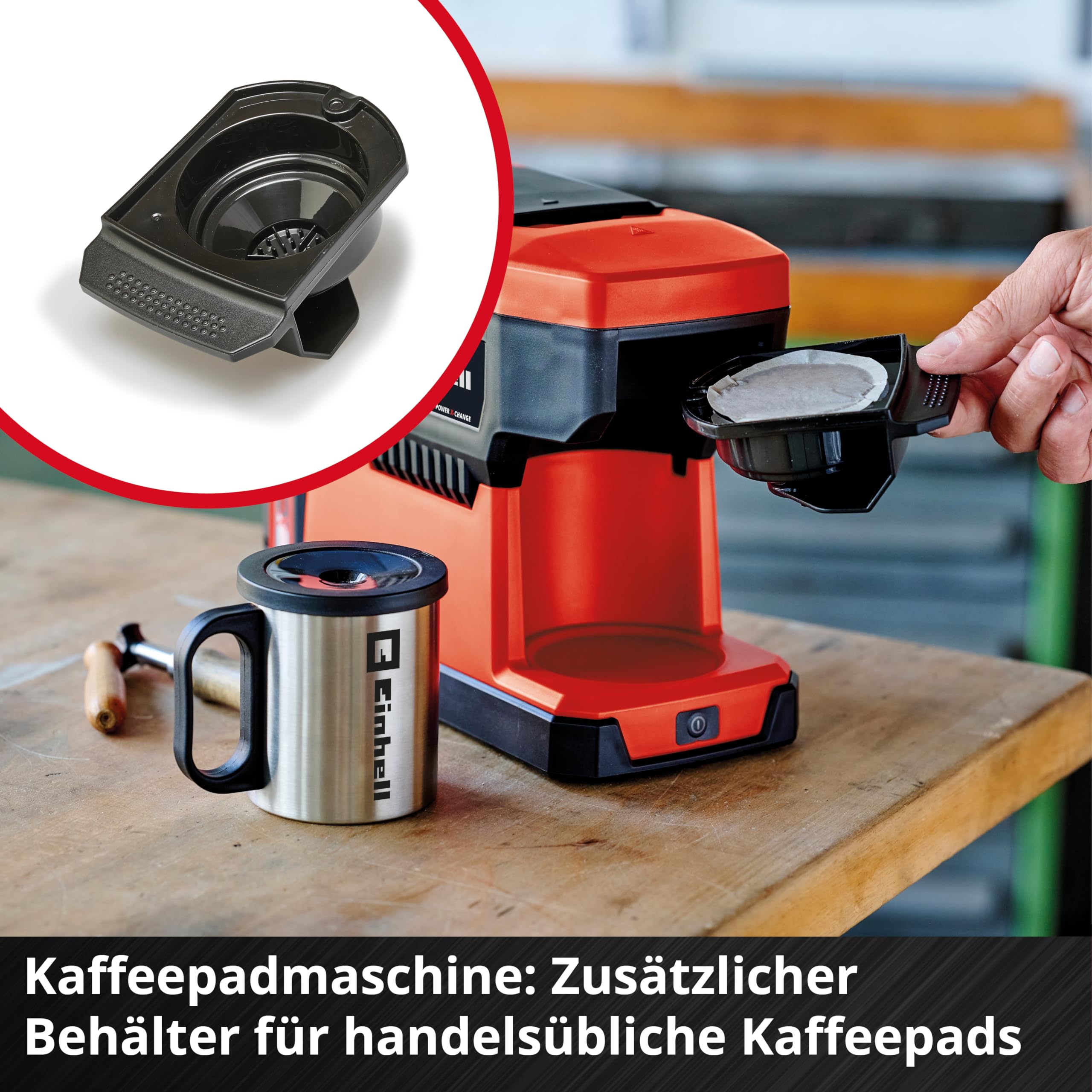 einhell-te-cf-18-li-akku-kaffeemaschine-power-x-change-solo-18-v-240-ml-wasserta image 7